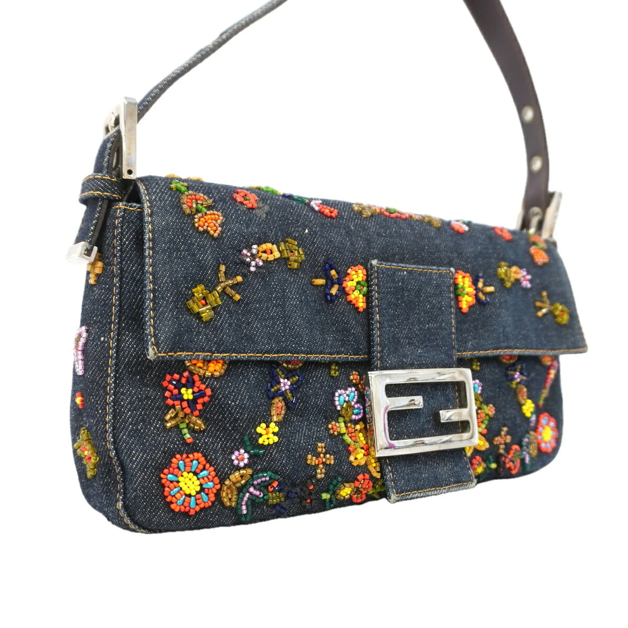 Denim Handbag (Pre-Owned) - Fendi - Modalova