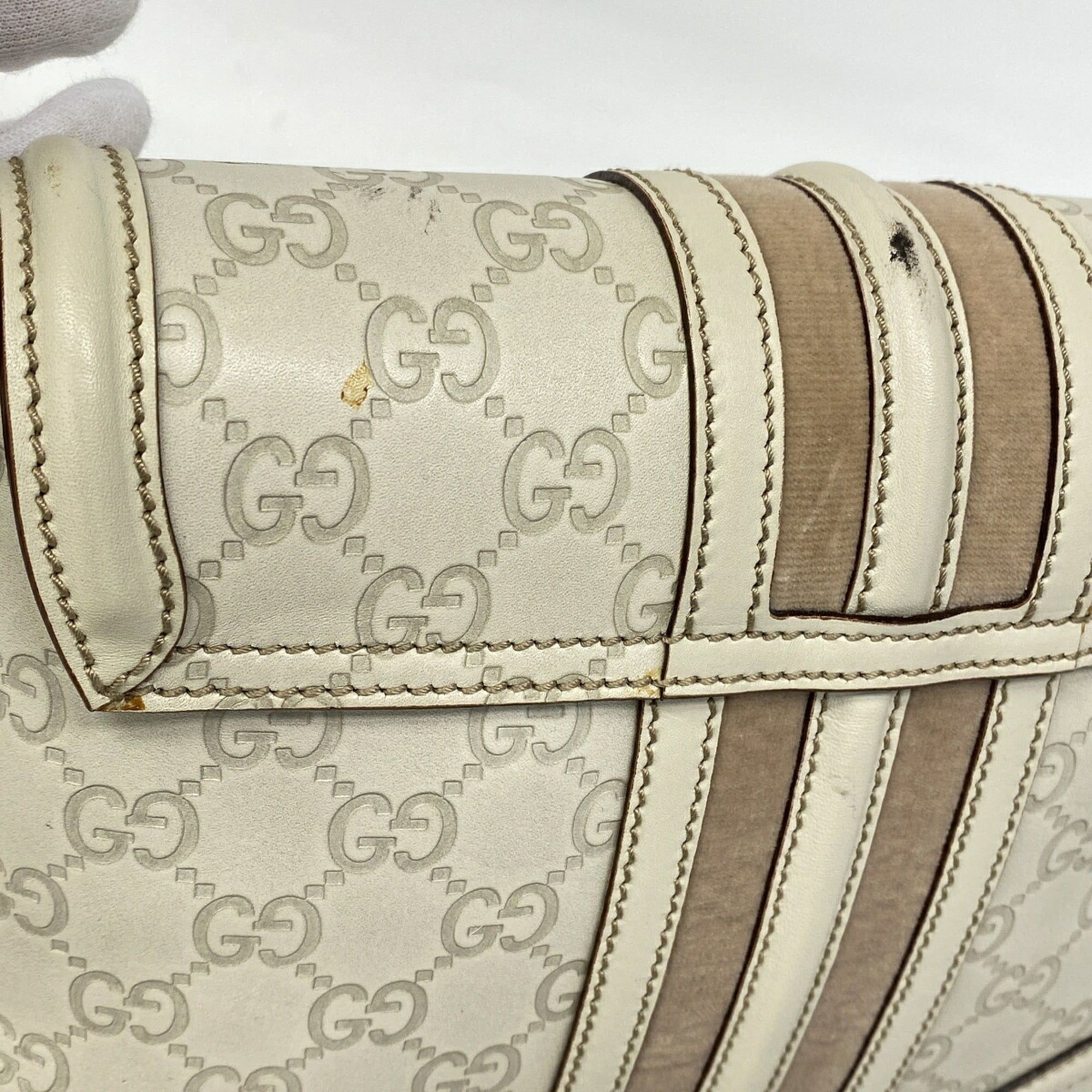 Leather Shoulder Bag (Pre-Owned) - Gucci - Modalova