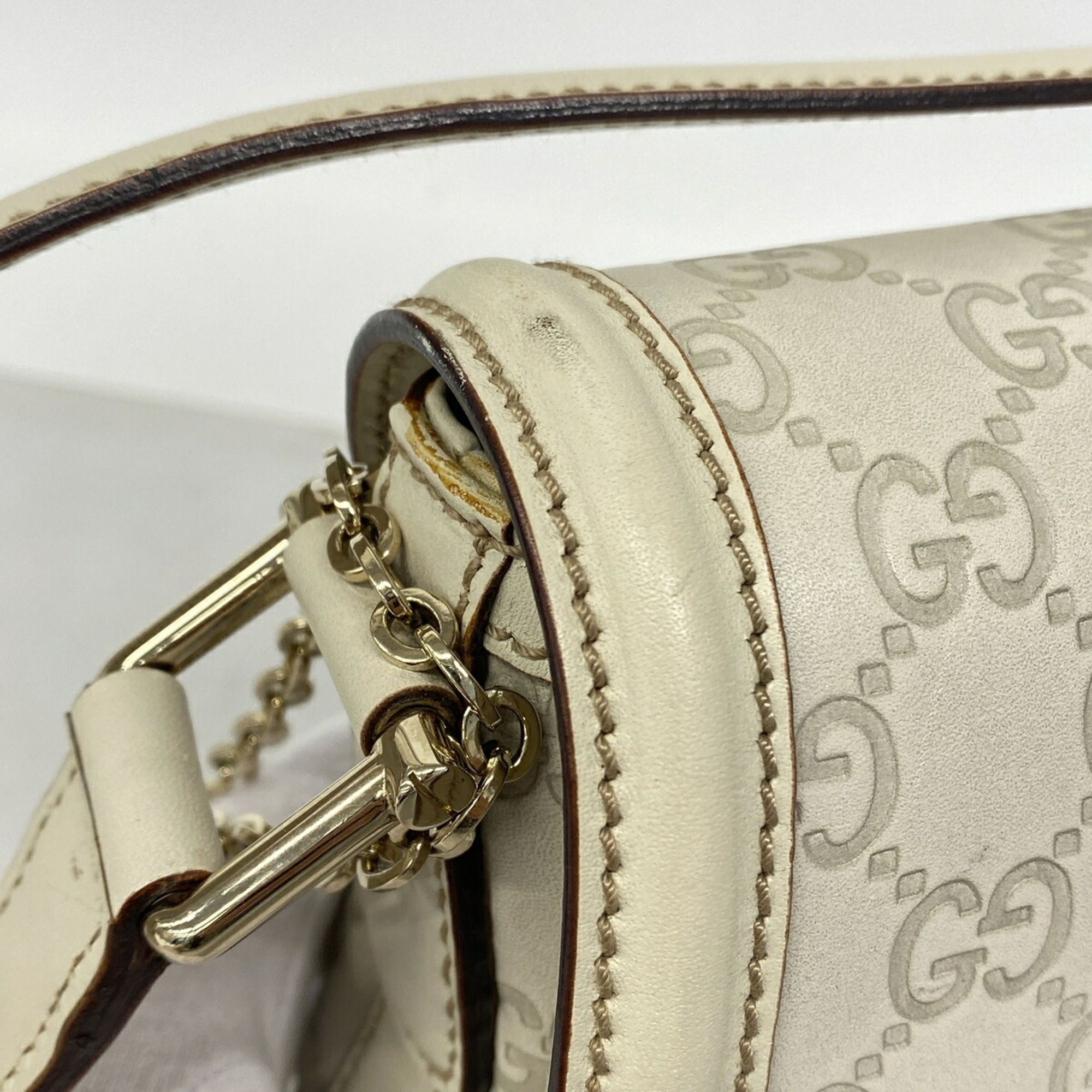 Leather Shoulder Bag (Pre-Owned) - Gucci - Modalova