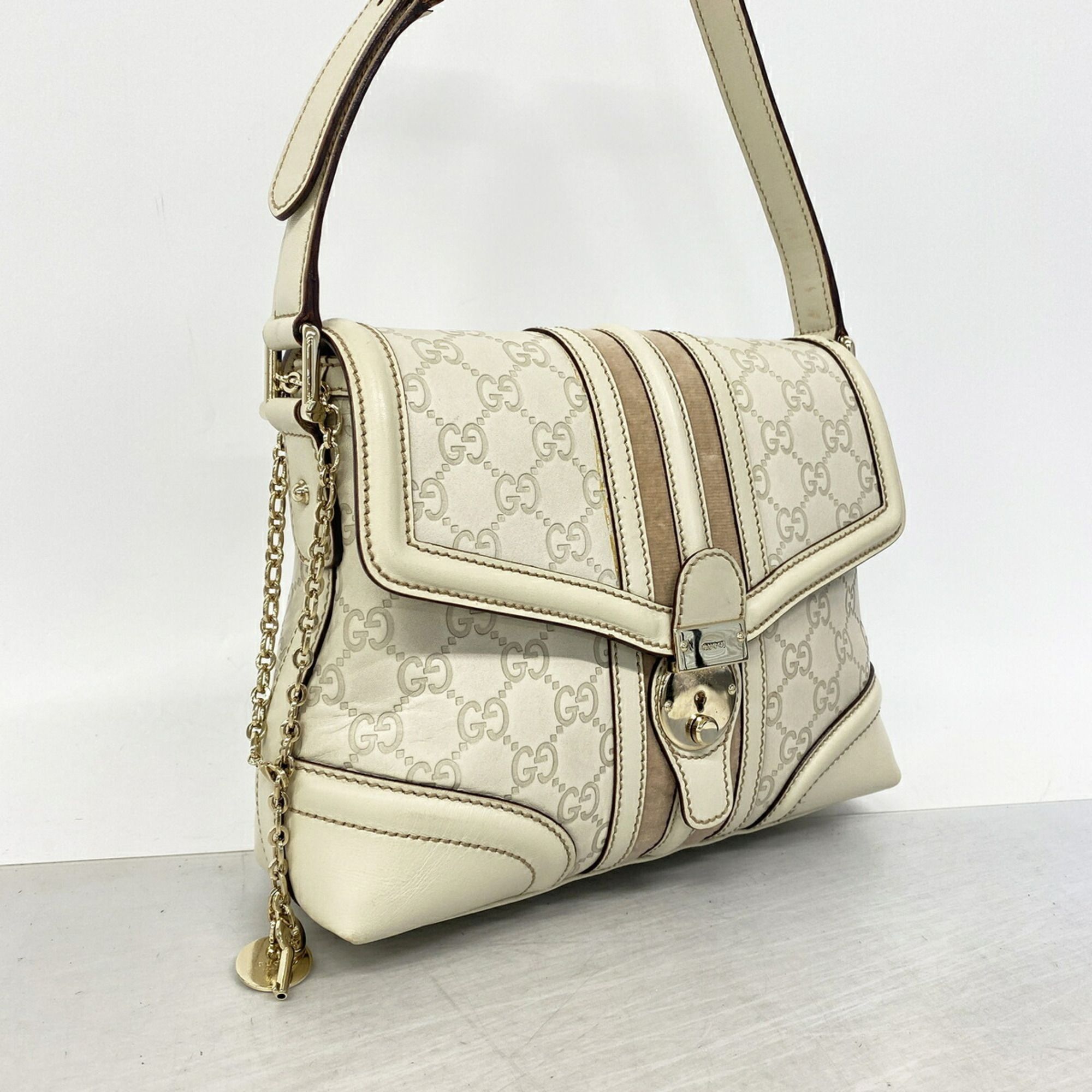 Leather Shoulder Bag (Pre-Owned) - Gucci - Modalova