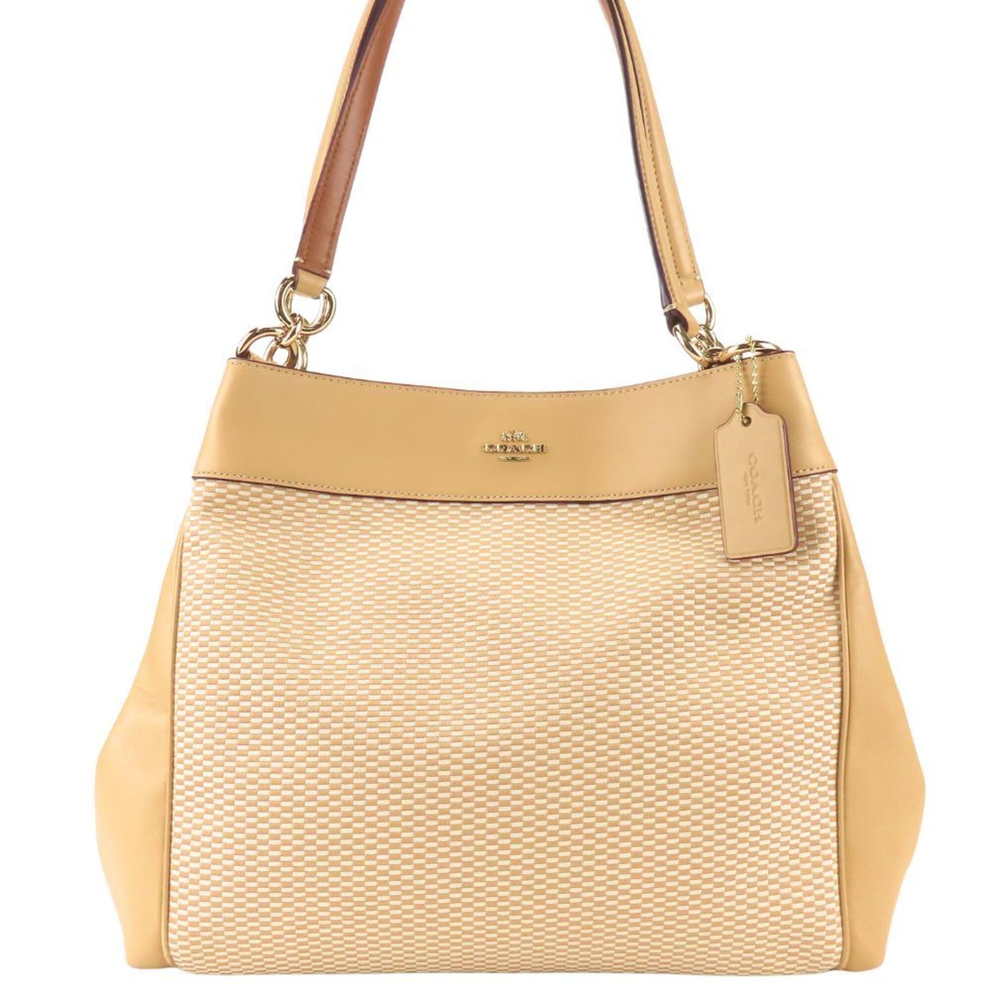 Canvas Leather Tote Bag (Pre-Owned) - Coach - Modalova
