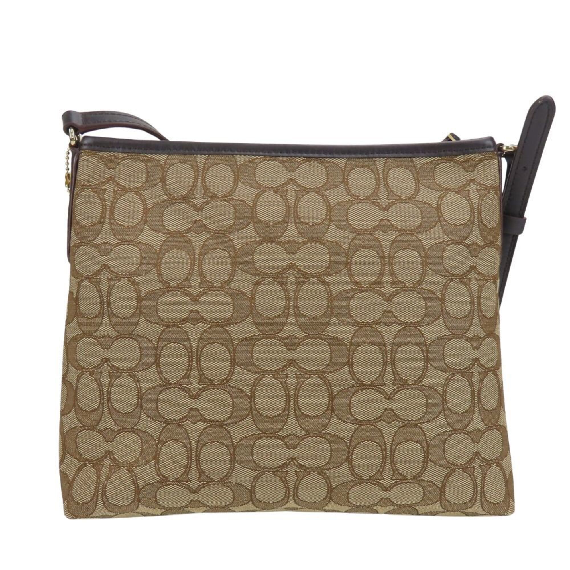 Canvas Leather Shoulder Bag (Pre-Owned) - Coach - Modalova