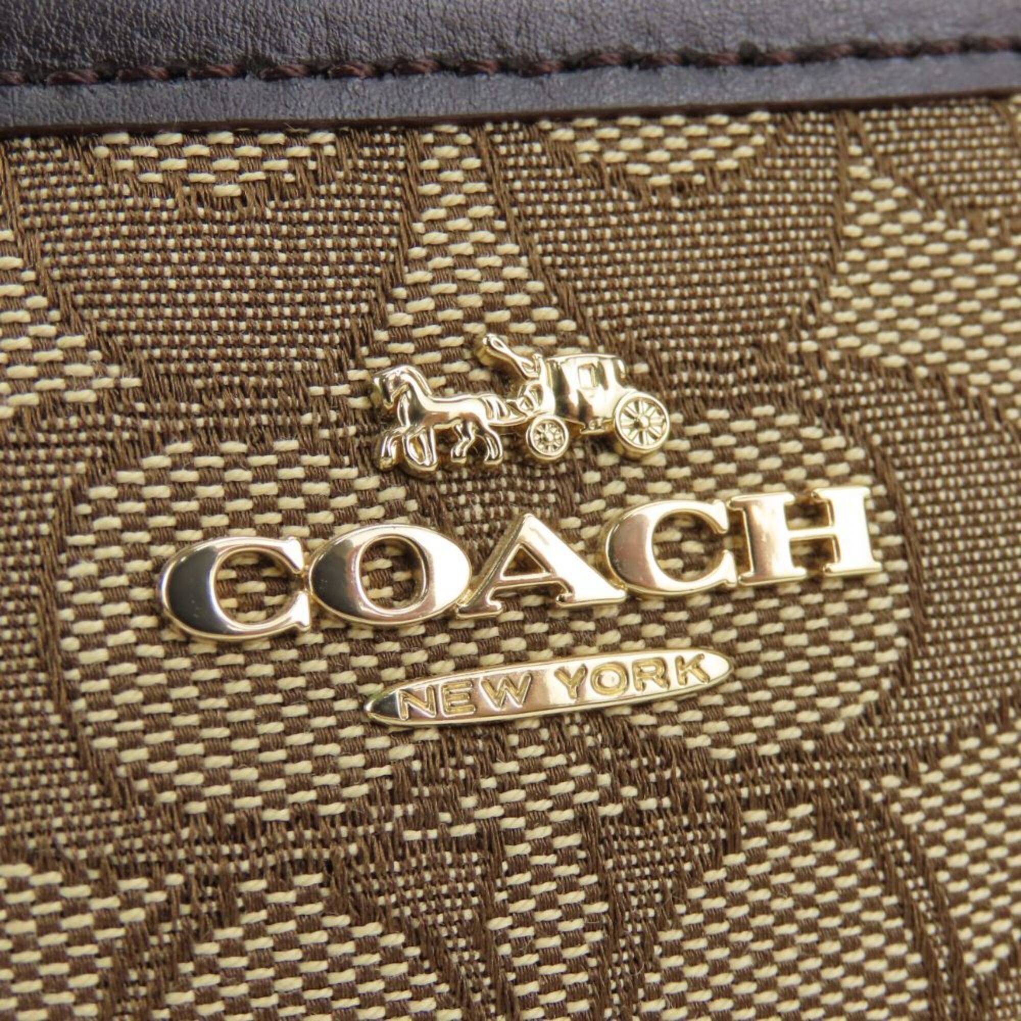 Canvas Leather Shoulder Bag (Pre-Owned) - Coach - Modalova