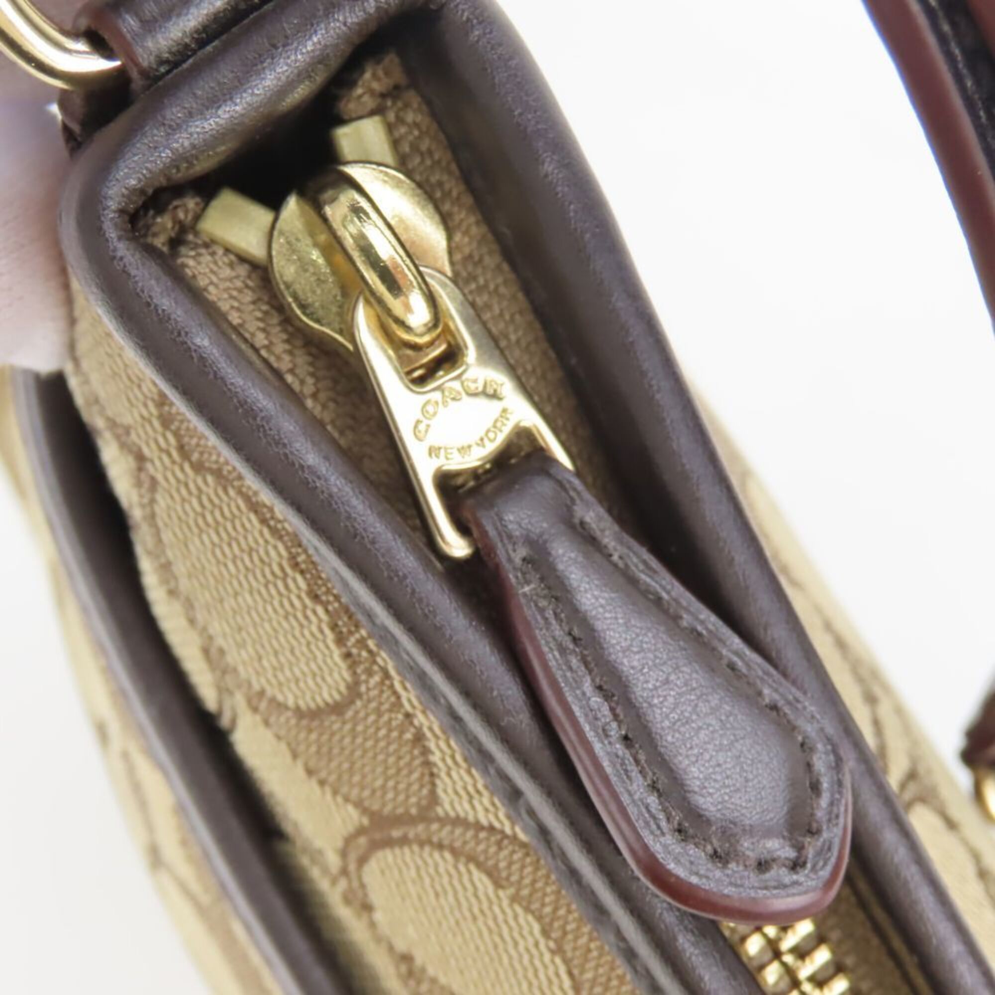 Canvas Leather Shoulder Bag (Pre-Owned) - Coach - Modalova