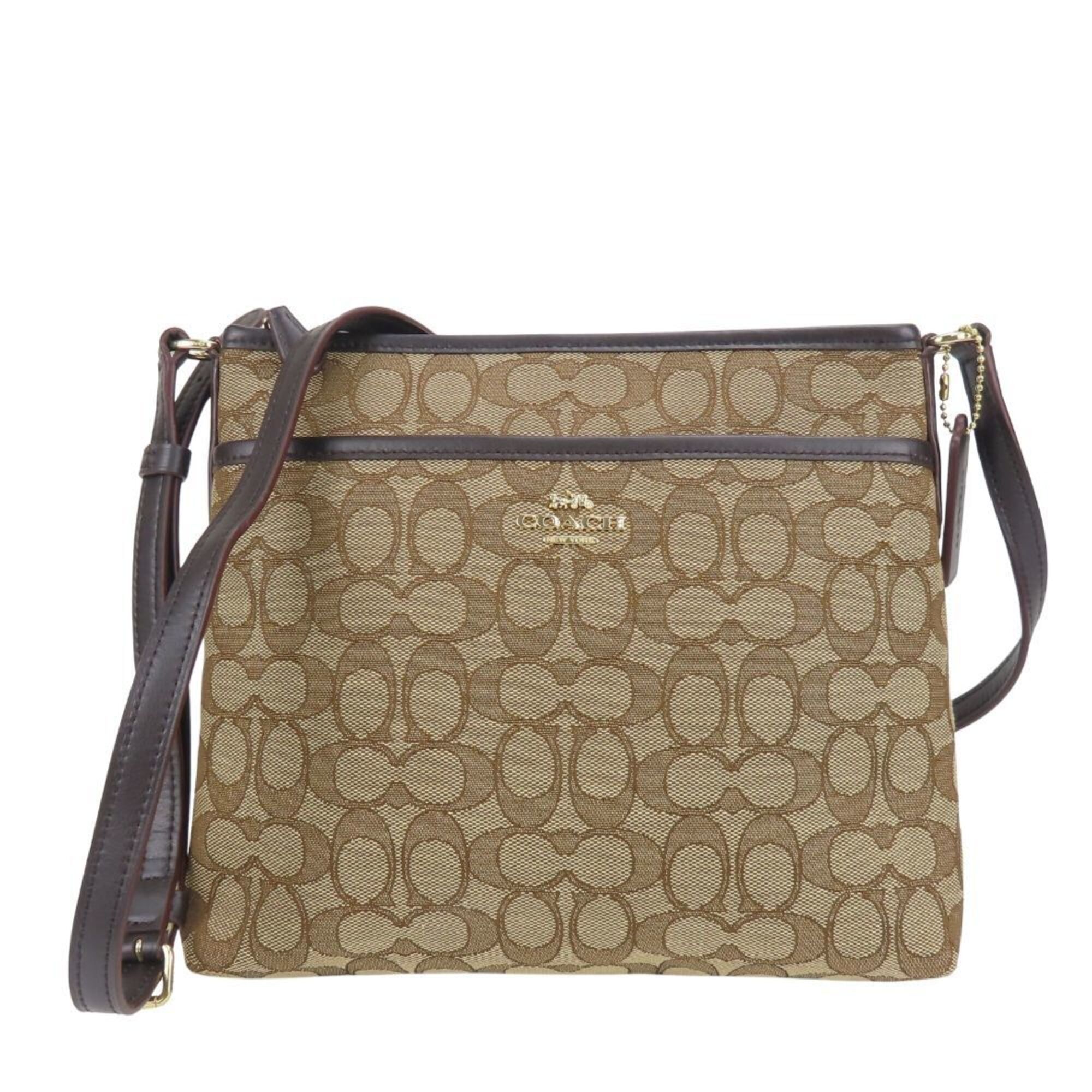 Canvas Leather Shoulder Bag (Pre-Owned) - Coach - Modalova