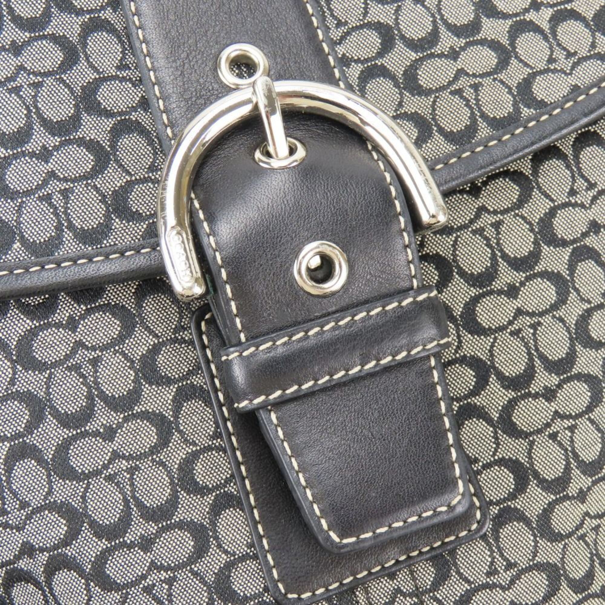 Canvas Leather Handbag (Pre-Owned) - Coach - Modalova