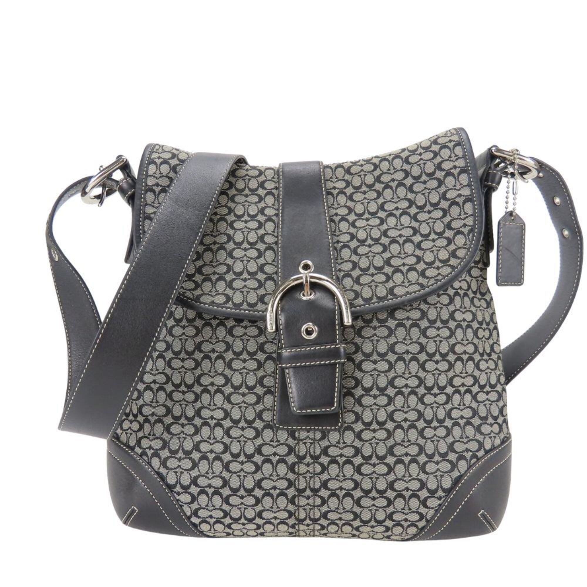 Canvas Leather Handbag (Pre-Owned) - Coach - Modalova