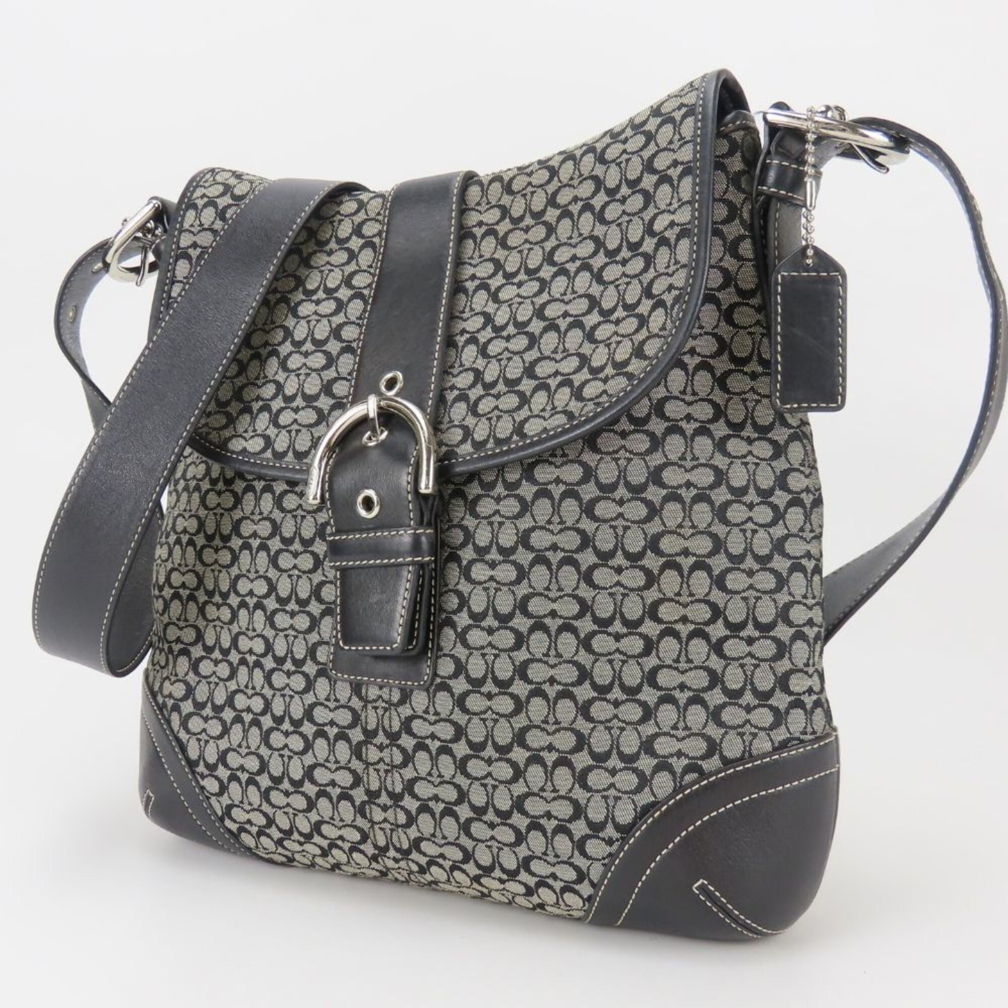 Canvas Leather Handbag (Pre-Owned) - Coach - Modalova