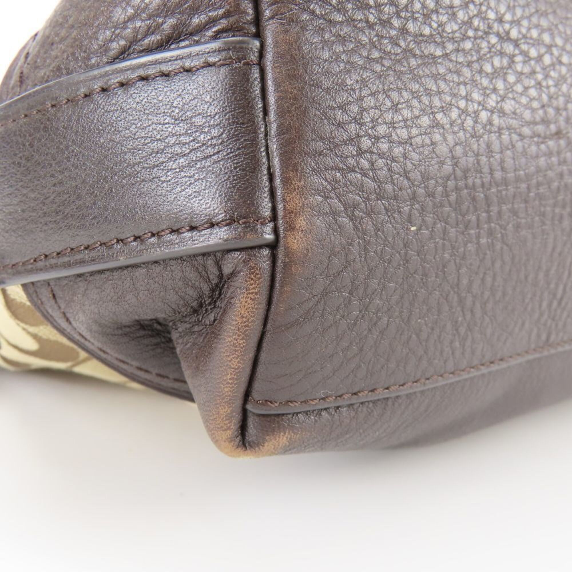 Leather Canvas Shoulder Bag (Pre-Owned) - Coach - Modalova