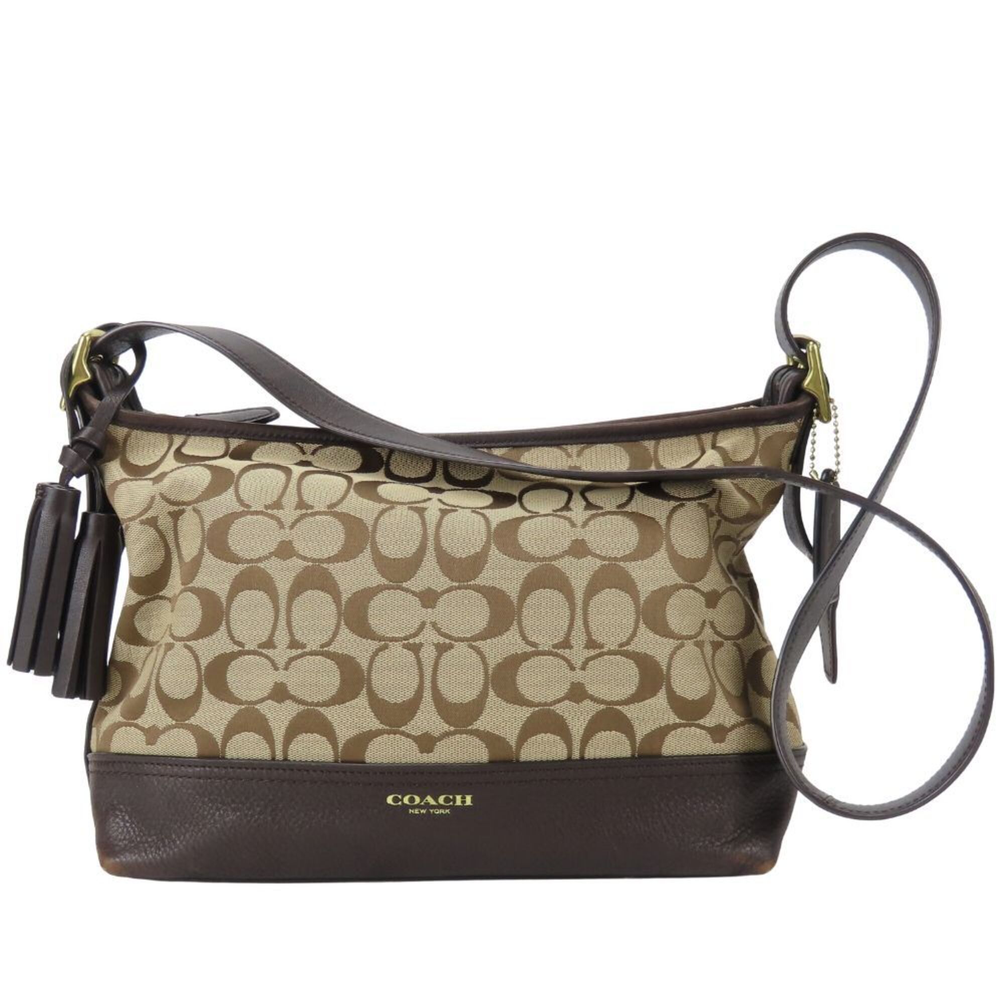 Leather Canvas Shoulder Bag (Pre-Owned) - Coach - Modalova