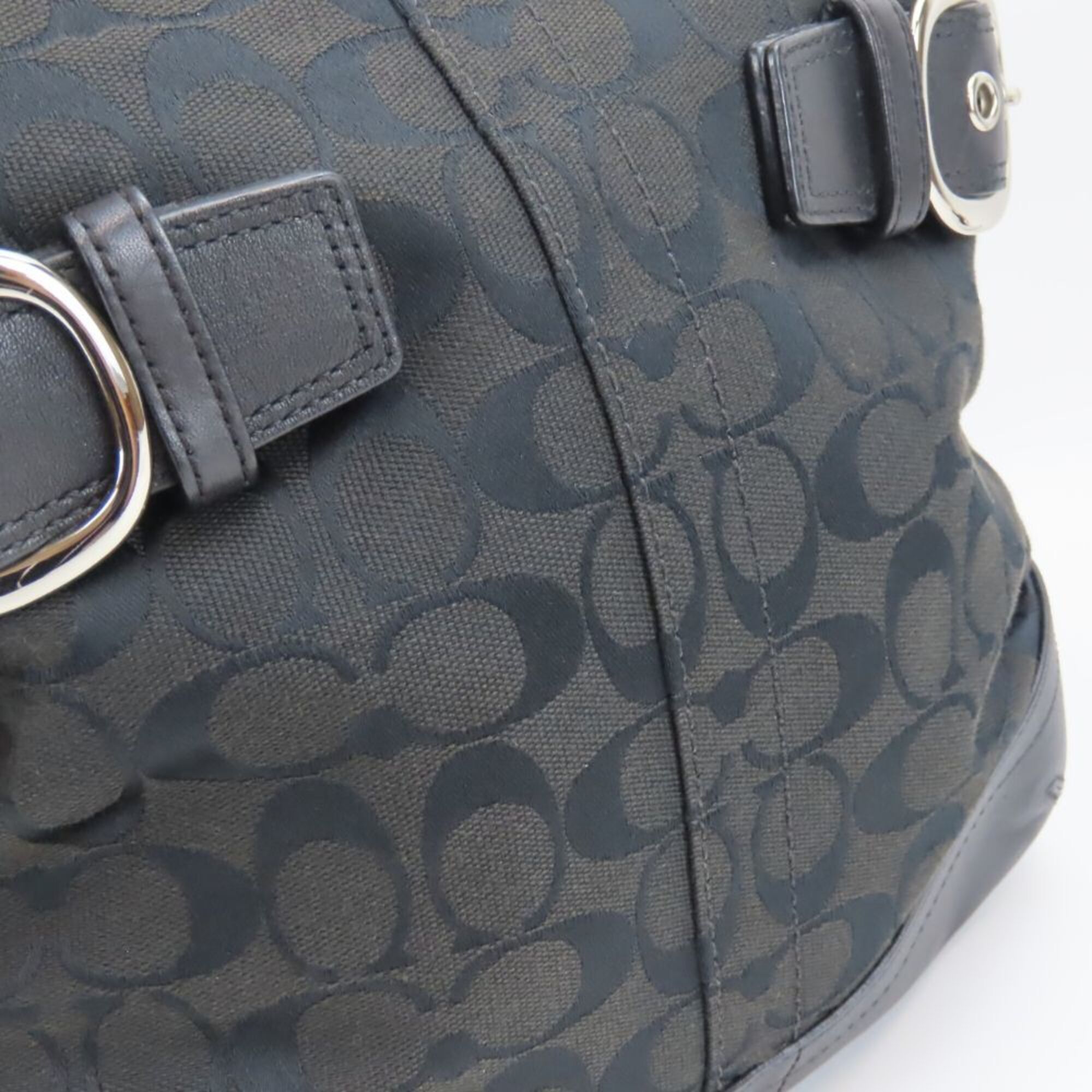 Canvas Leather Shoulder Bag (Pre-Owned) - Coach - Modalova
