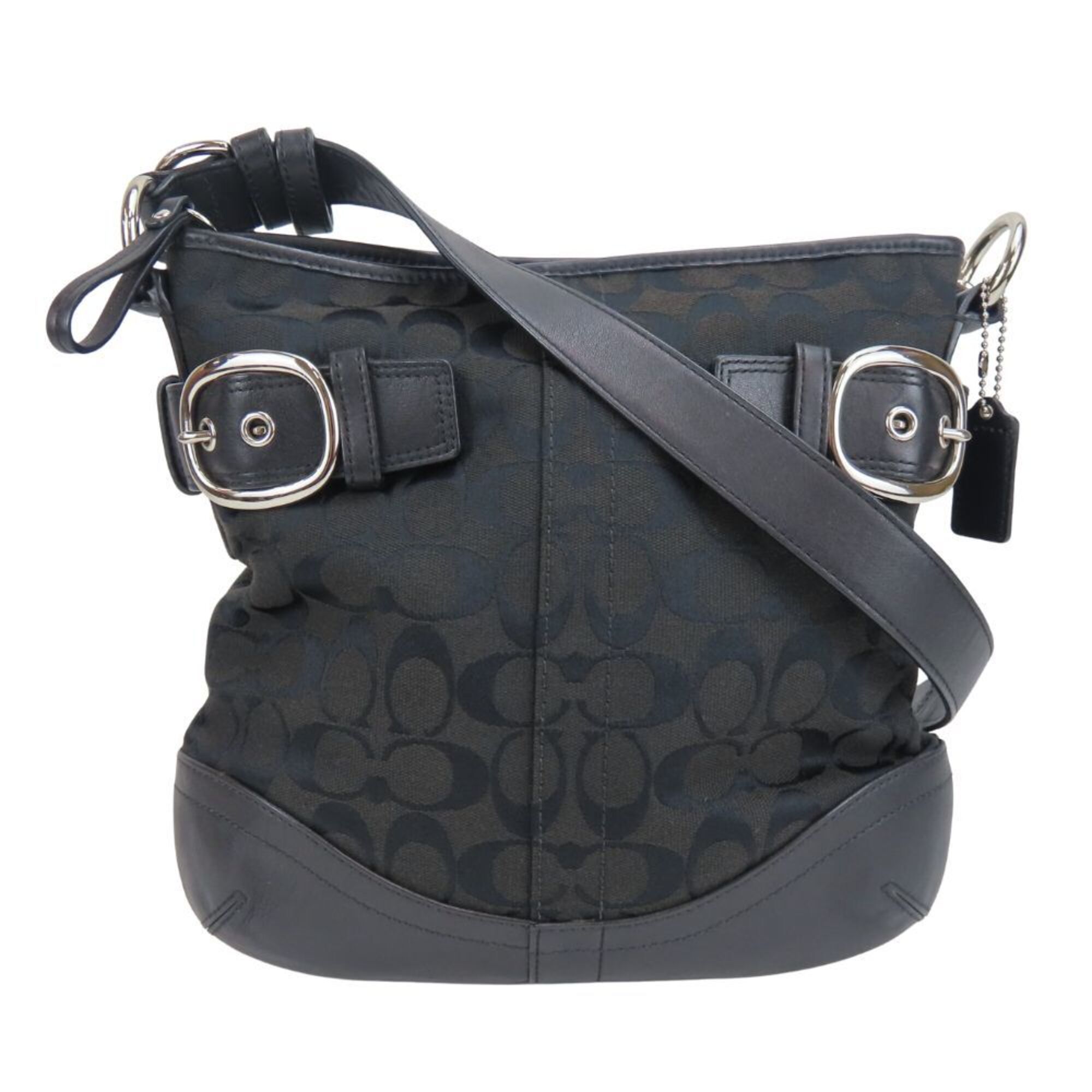 Canvas Leather Shoulder Bag (Pre-Owned) - Coach - Modalova