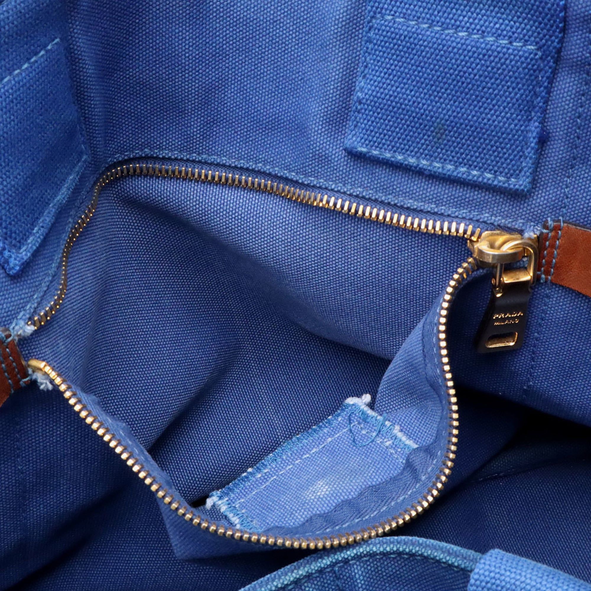 Canapa Canvas Handbag Tote Bag (Pre-Owned) - Prada - Modalova
