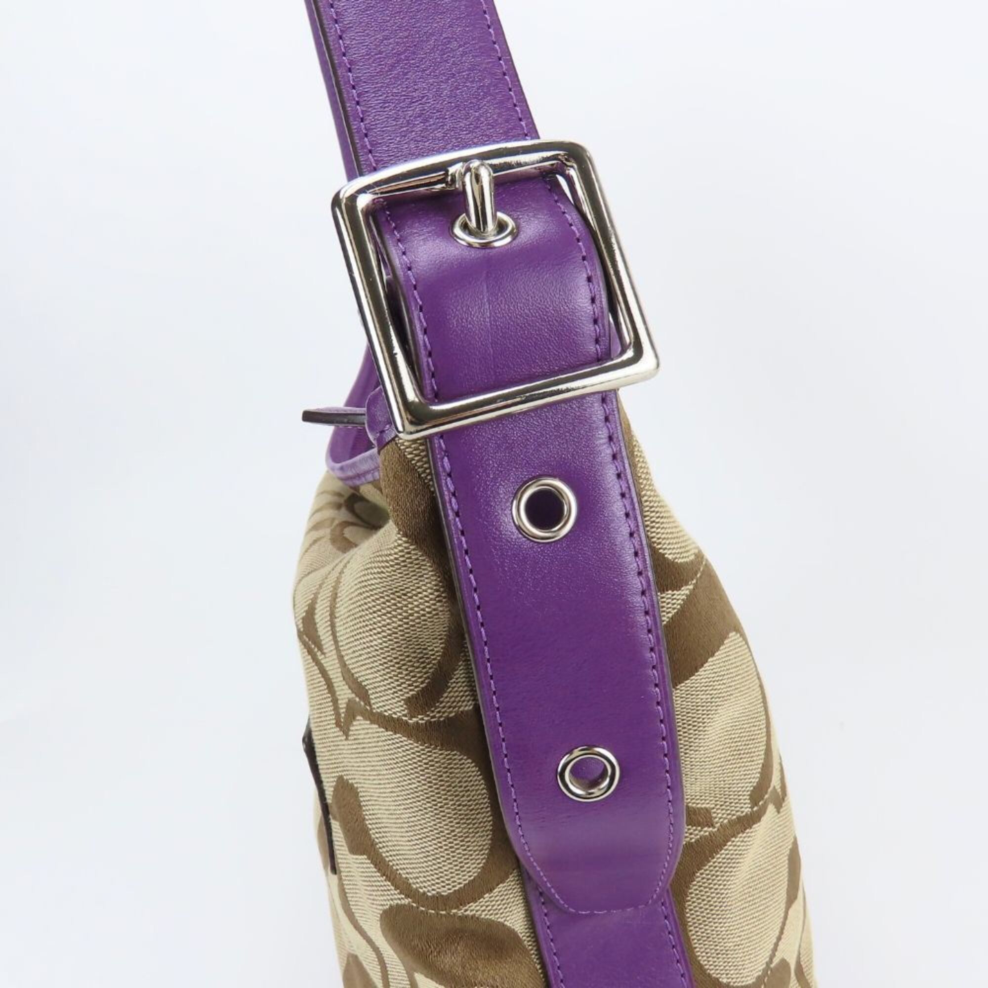Leather Canvas Shoulder Bag (Pre-Owned) - Coach - Modalova