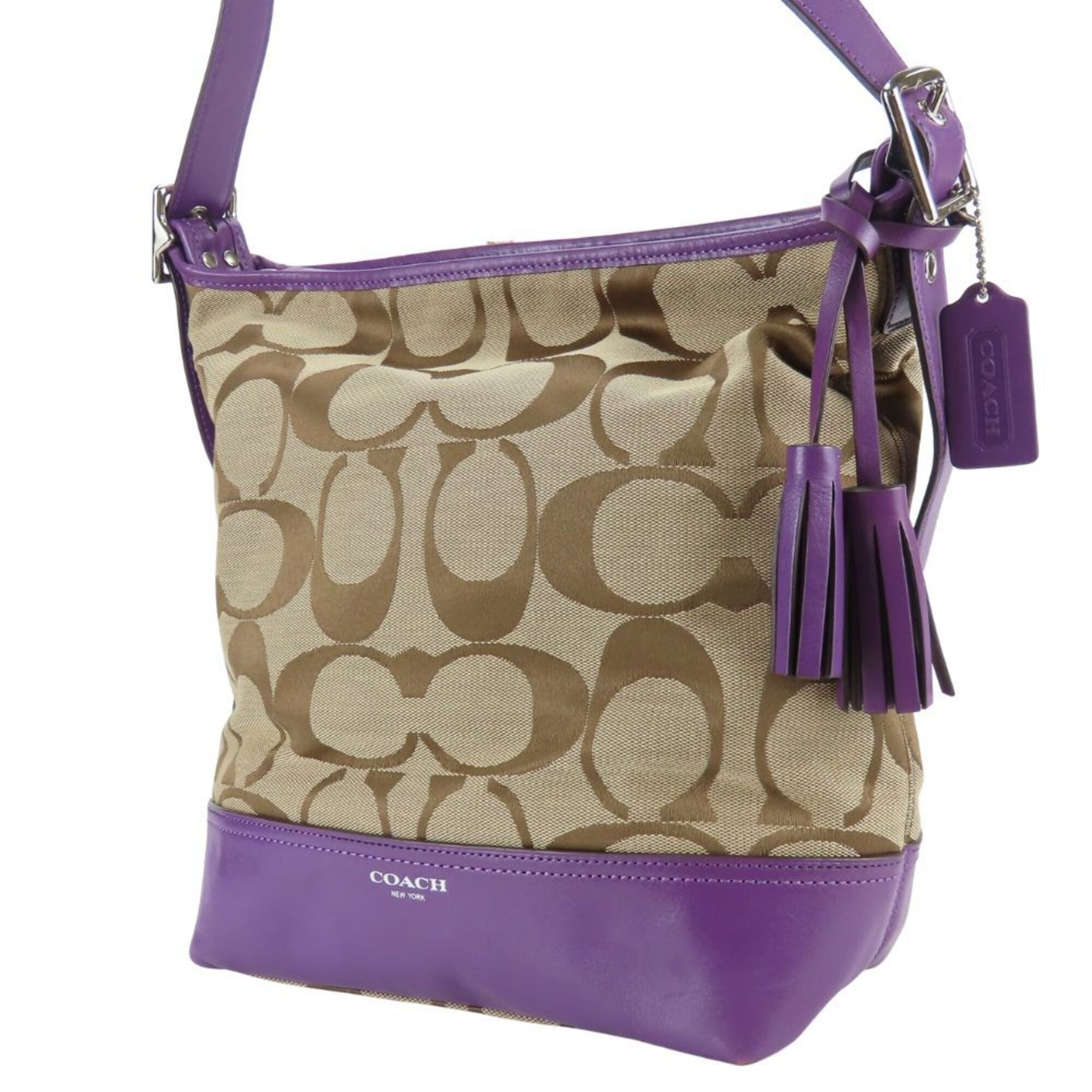Leather Canvas Shoulder Bag (Pre-Owned) - Coach - Modalova