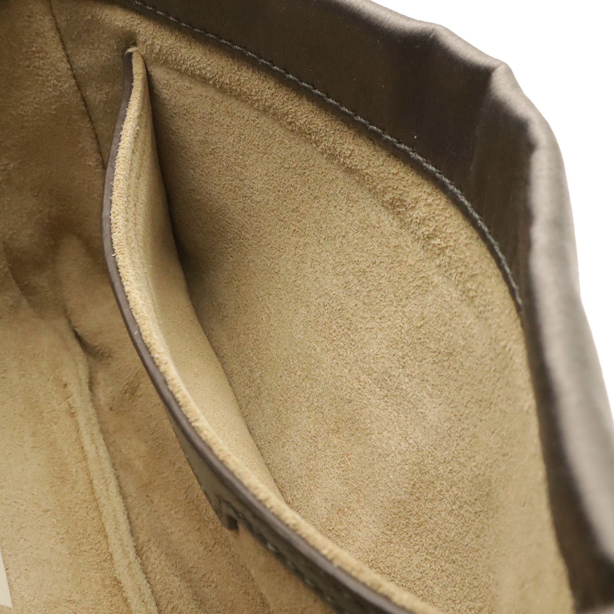 Satin Leather Clutch Bag Shoulder Bag (Pre-Owned) - Anya Hindmarch - Modalova