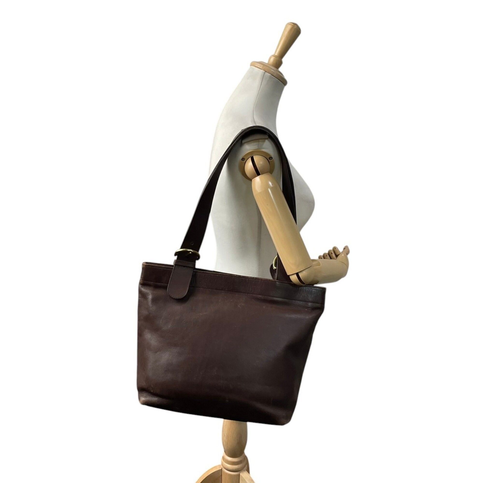 Leather Shoulder Bag Tote Bag (Pre-Owned) - Coach - Modalova