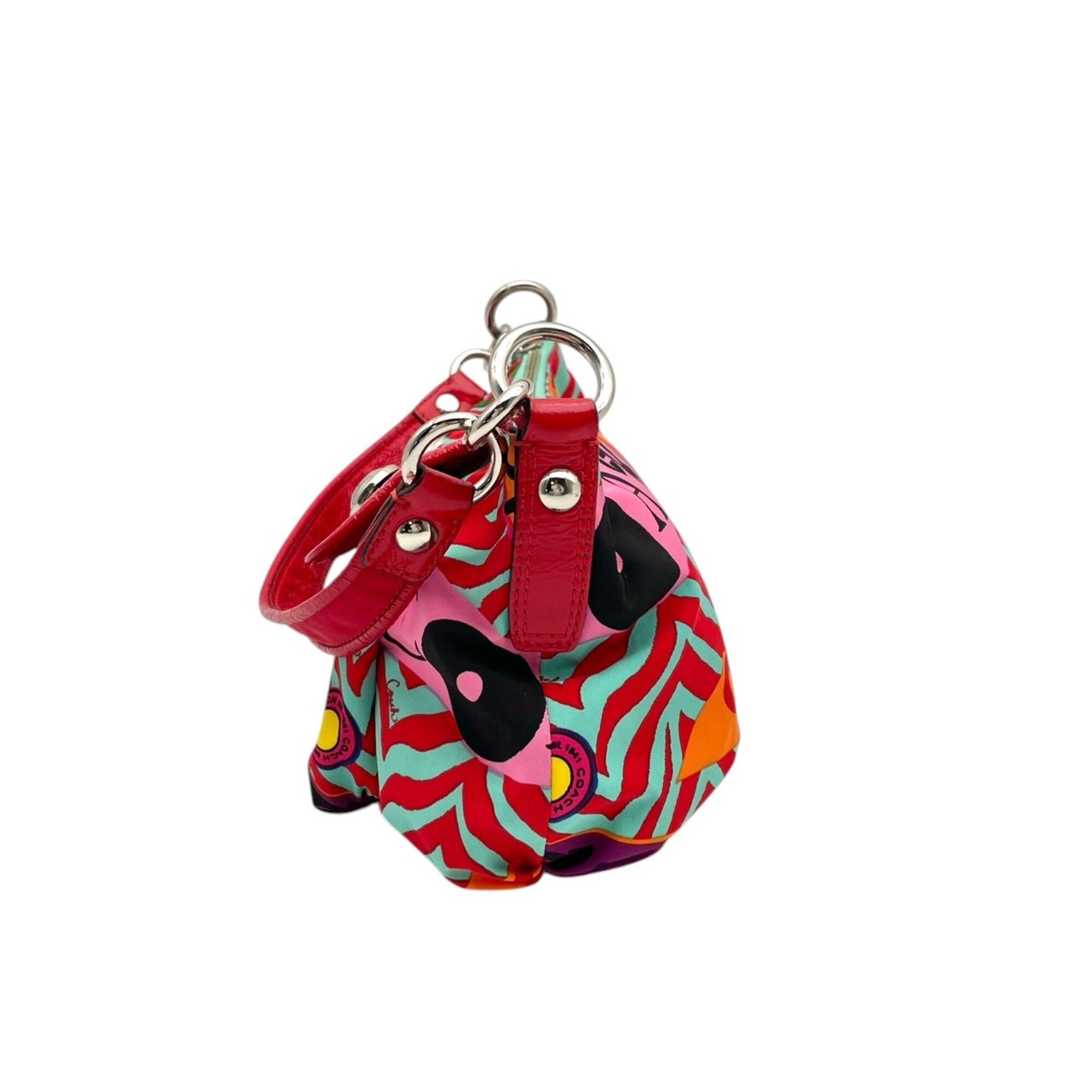 Red Nylon Leather Shoulder Bag (Pre-Owned) - Coach - Modalova