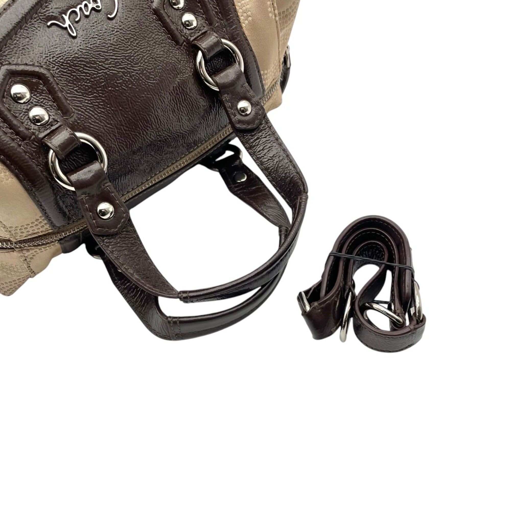 Canvas Leather Handbag Shoulder Bag (Pre-Owned) - Coach - Modalova