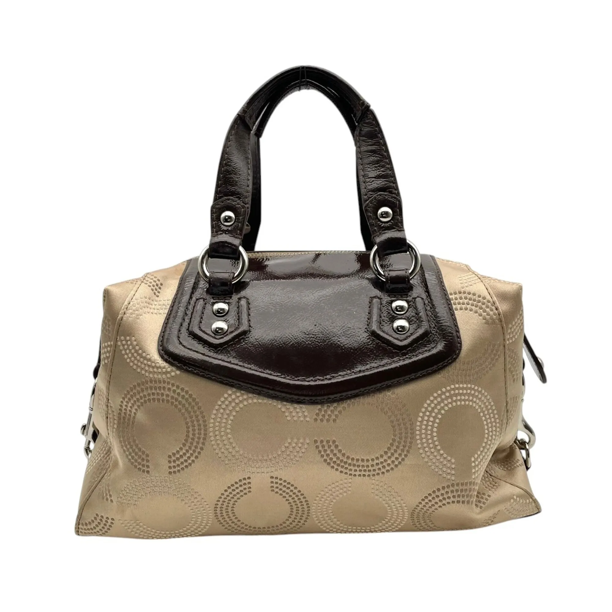Canvas Leather Handbag Shoulder Bag (Pre-Owned) - Coach - Modalova