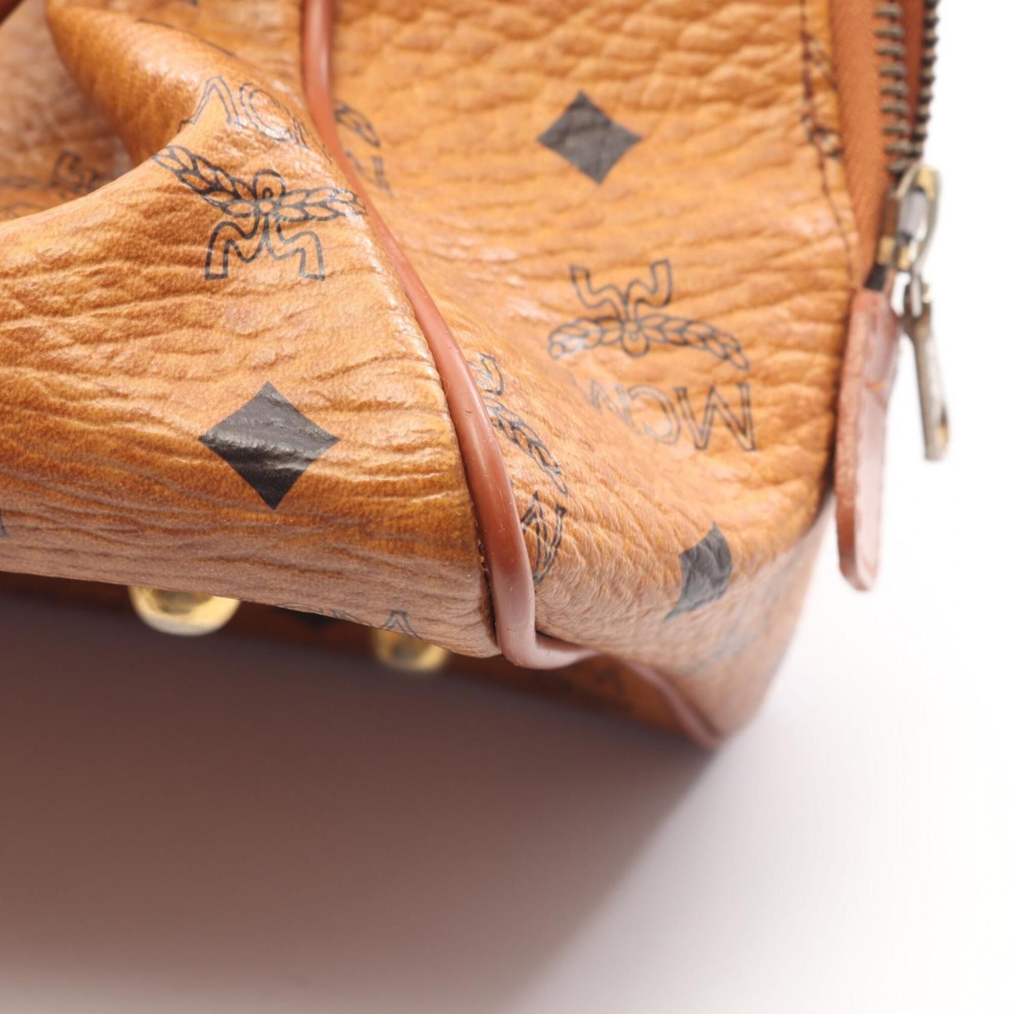 Coated Canvas Leather Handbag (Pre-Owned) - MCM - Modalova