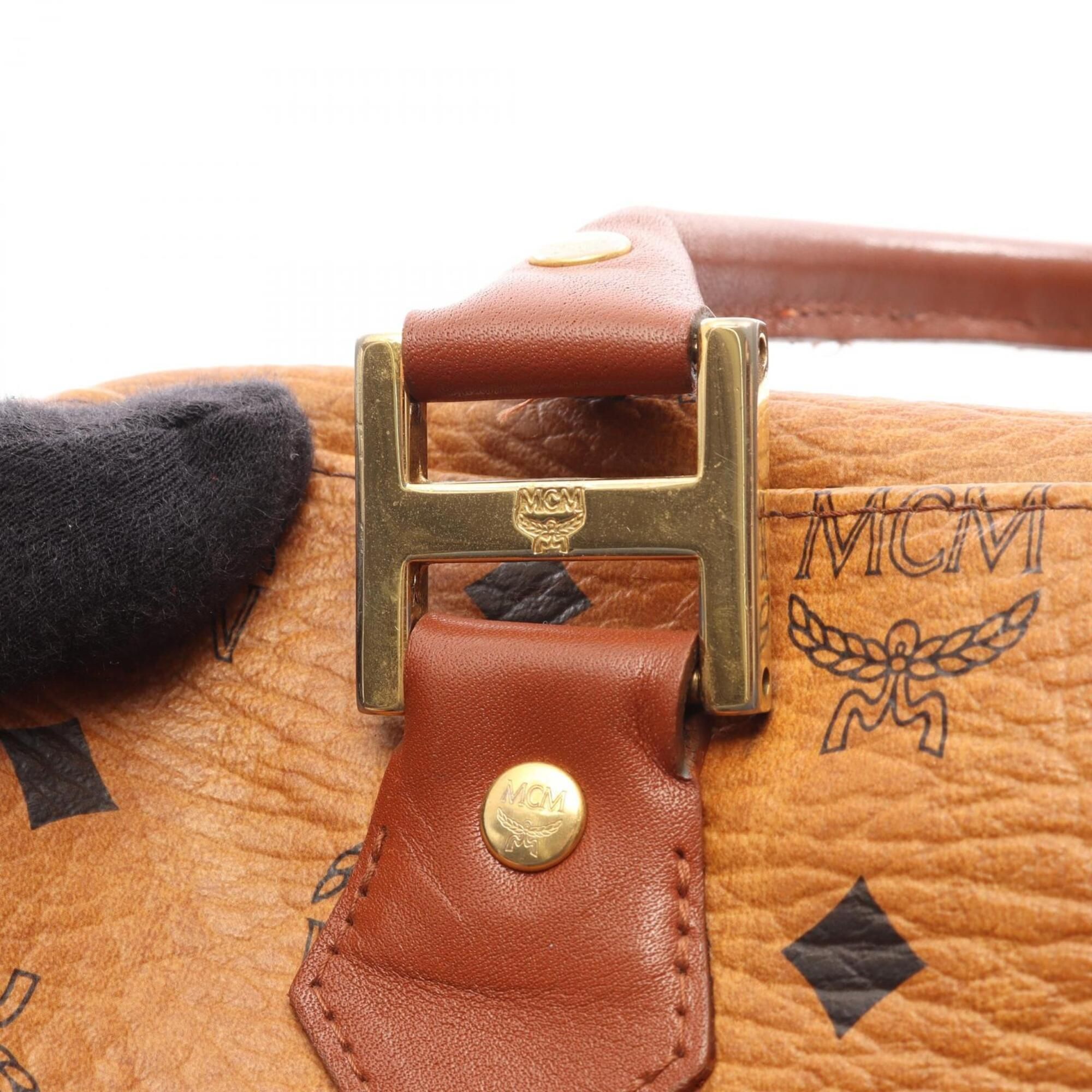 Coated Canvas Leather Handbag (Pre-Owned) - MCM - Modalova