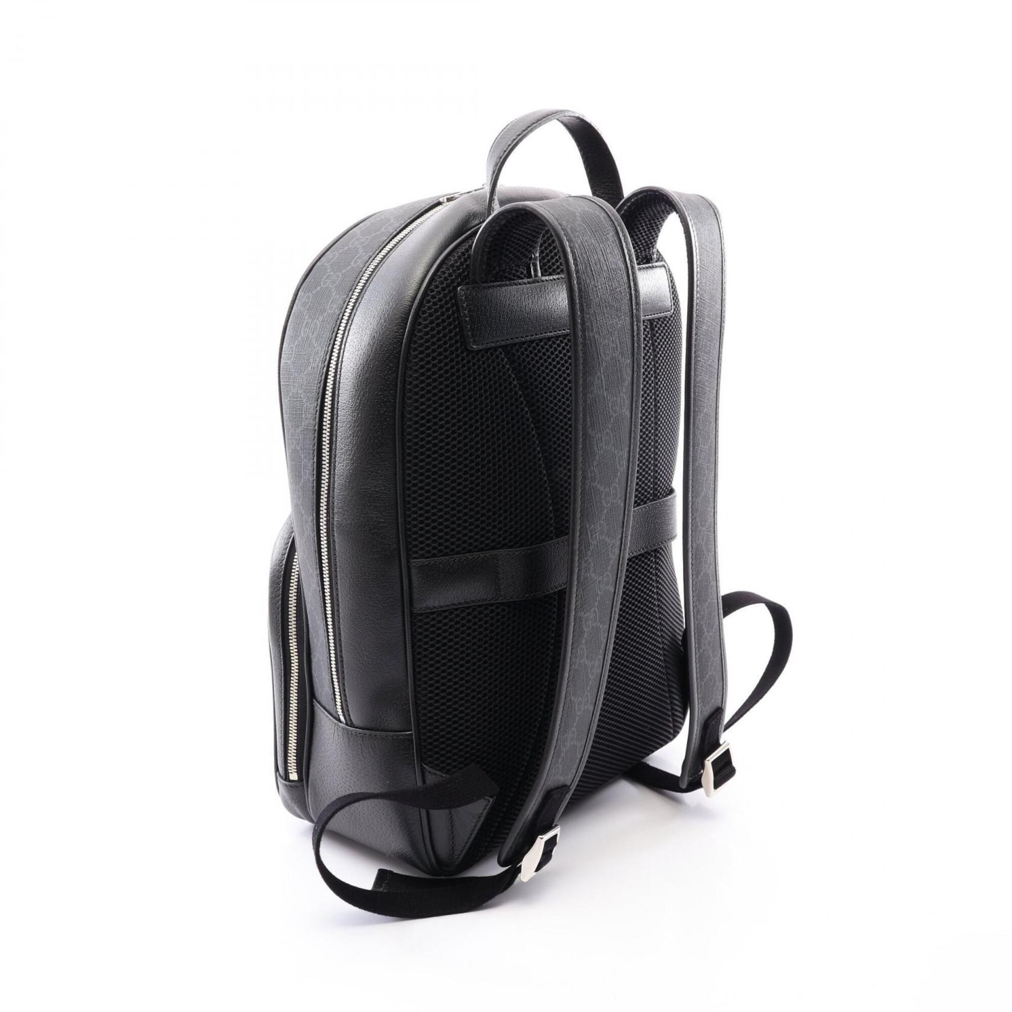 Coated Canvas Leather Backpack (Pre-Owned) - Gucci - Modalova