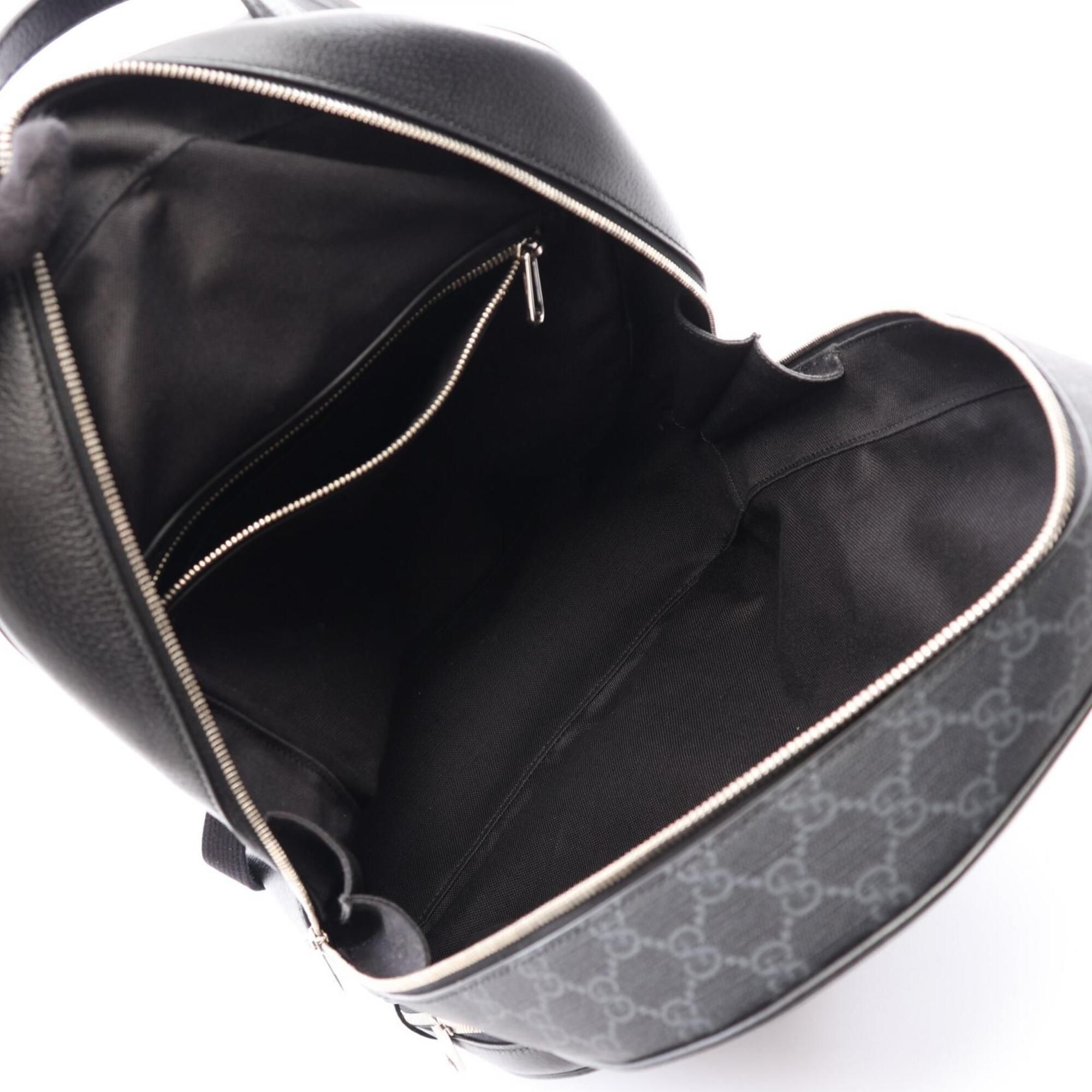 Coated Canvas Leather Backpack (Pre-Owned) - Gucci - Modalova