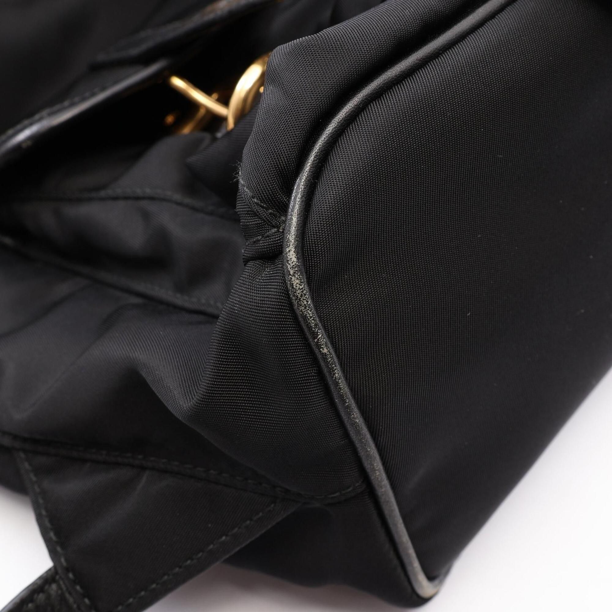 Nylon Leather Backpack (Pre-Owned) - Prada - Modalova