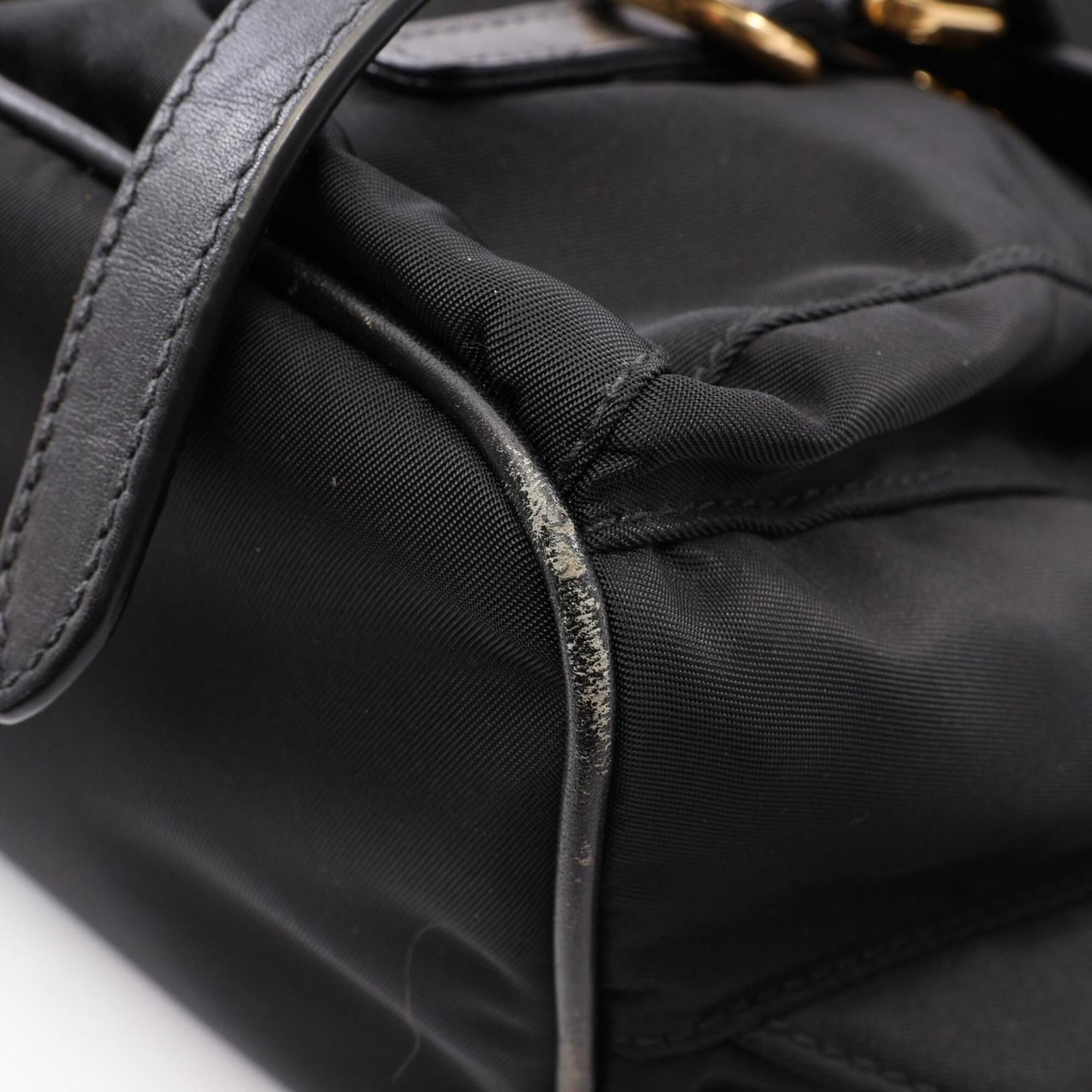 Nylon Leather Backpack (Pre-Owned) - Prada - Modalova