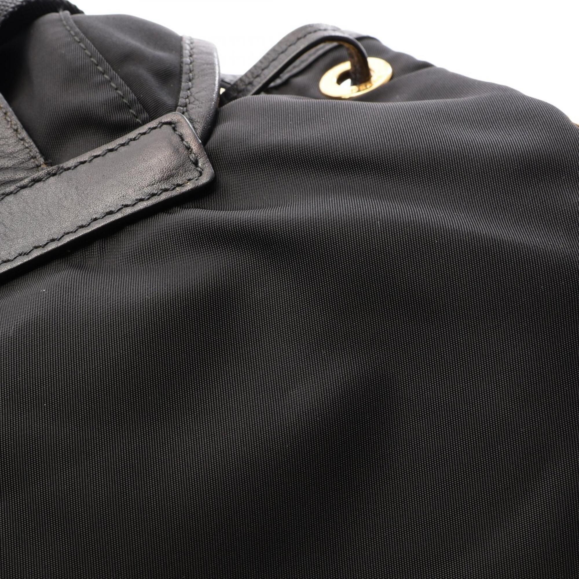 Nylon Leather Backpack (Pre-Owned) - Prada - Modalova