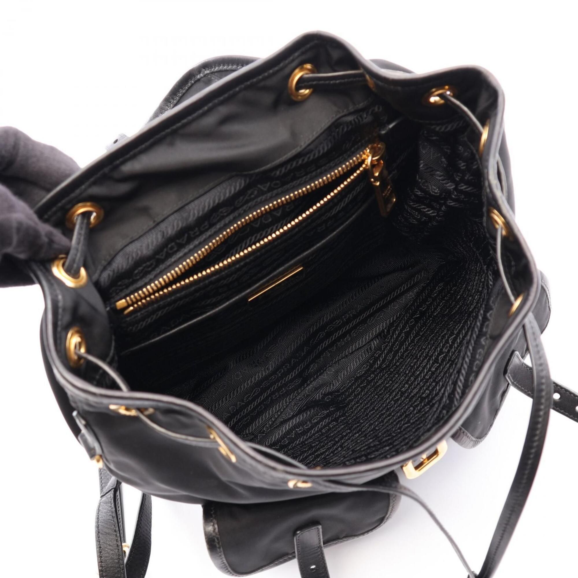 Nylon Leather Backpack (Pre-Owned) - Prada - Modalova