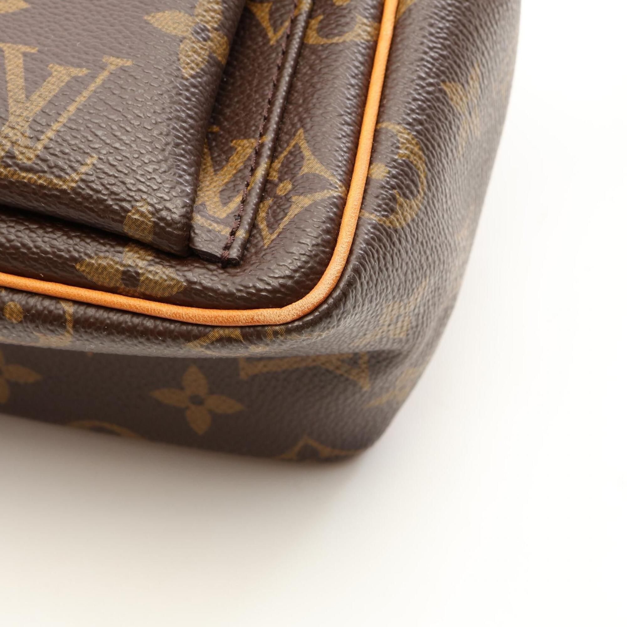 Coated Canvas Leather Handbag Shoulder Bag (Pre-Owned) - Louis Vuitton - Modalova