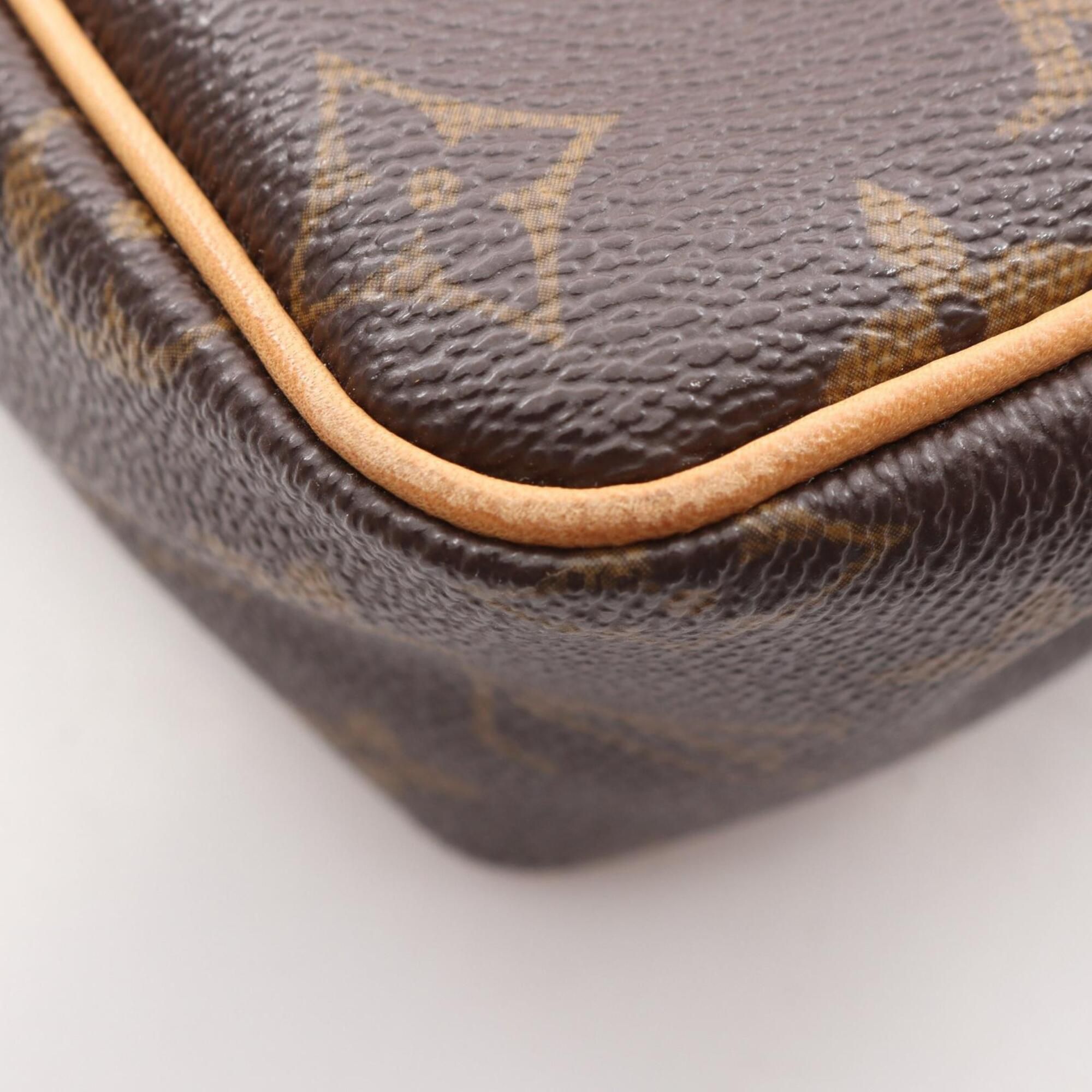 Coated Canvas Leather Handbag Shoulder Bag (Pre-Owned) - Louis Vuitton - Modalova