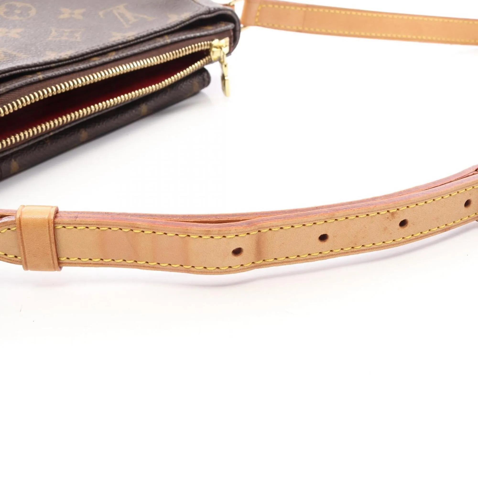 Coated Canvas Leather Handbag Shoulder Bag (Pre-Owned) - Louis Vuitton - Modalova