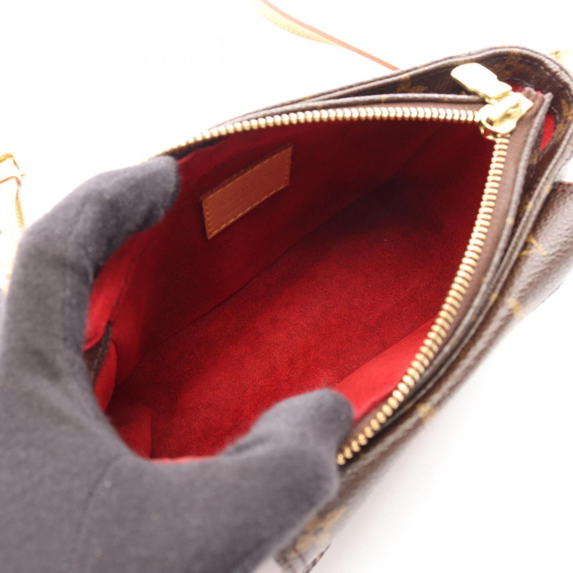 Coated Canvas Leather Handbag Shoulder Bag (Pre-Owned) - Louis Vuitton - Modalova