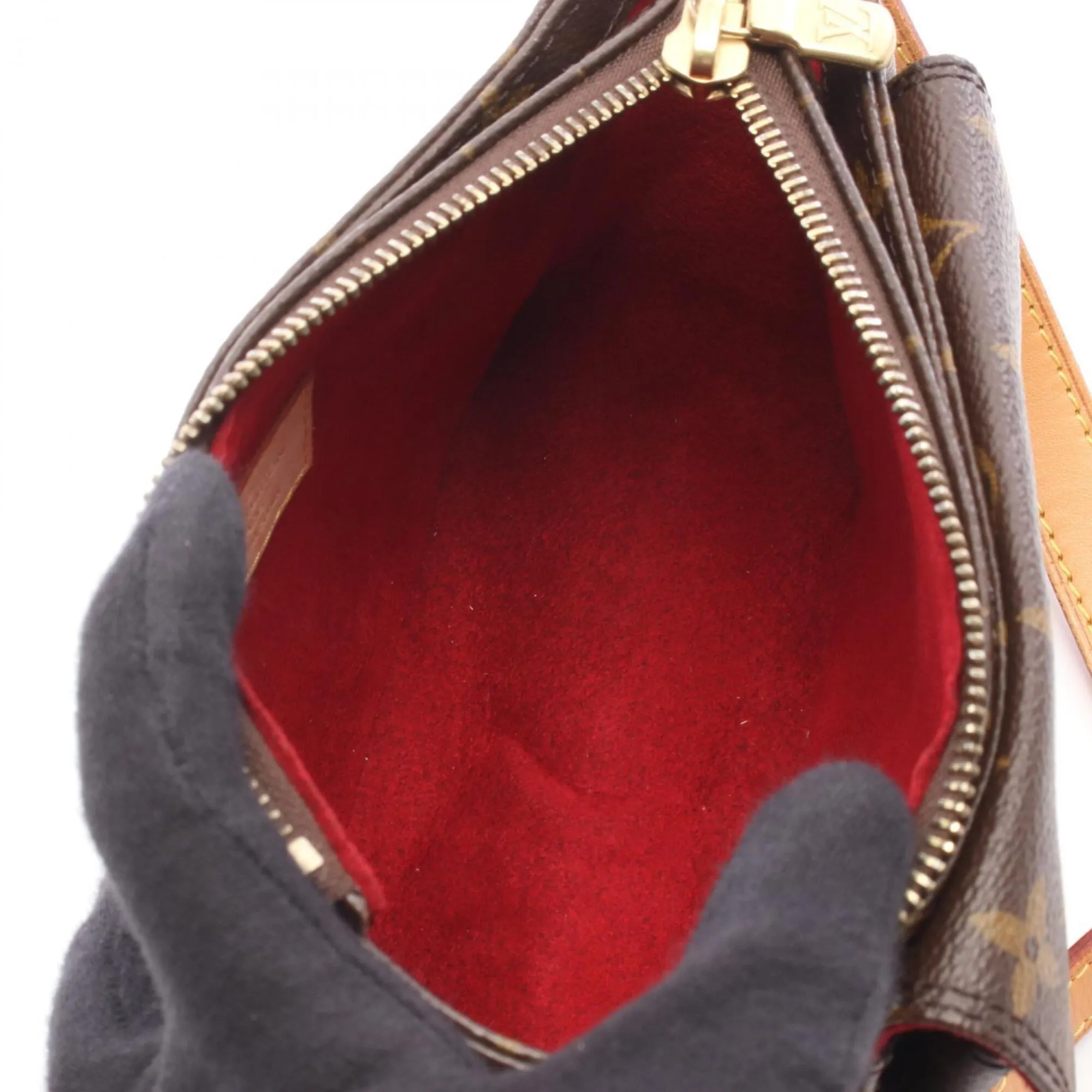 Coated Canvas Leather Handbag Shoulder Bag (Pre-Owned) - Louis Vuitton - Modalova