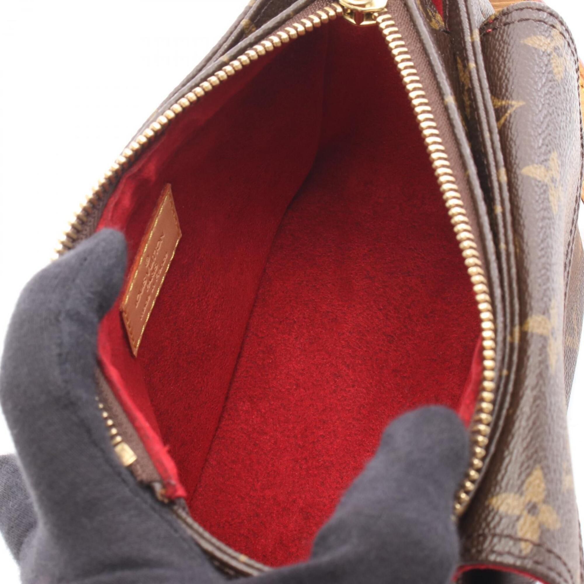 Coated Canvas Leather Handbag Shoulder Bag (Pre-Owned) - Louis Vuitton - Modalova