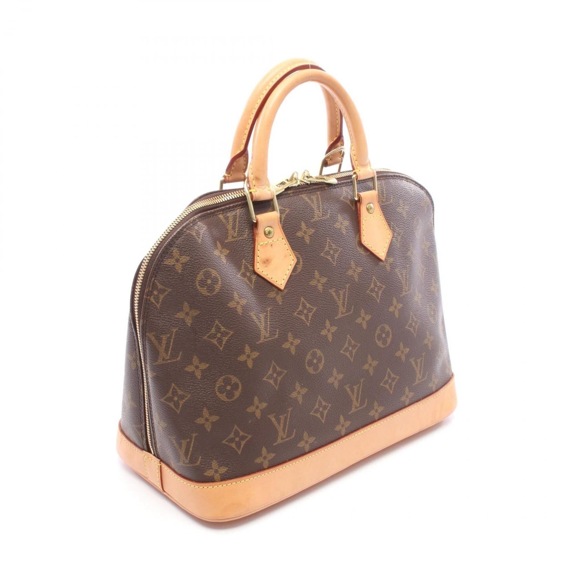 Monogram Leather Handbag (Pre-Owned) - Louis Vuitton - Modalova