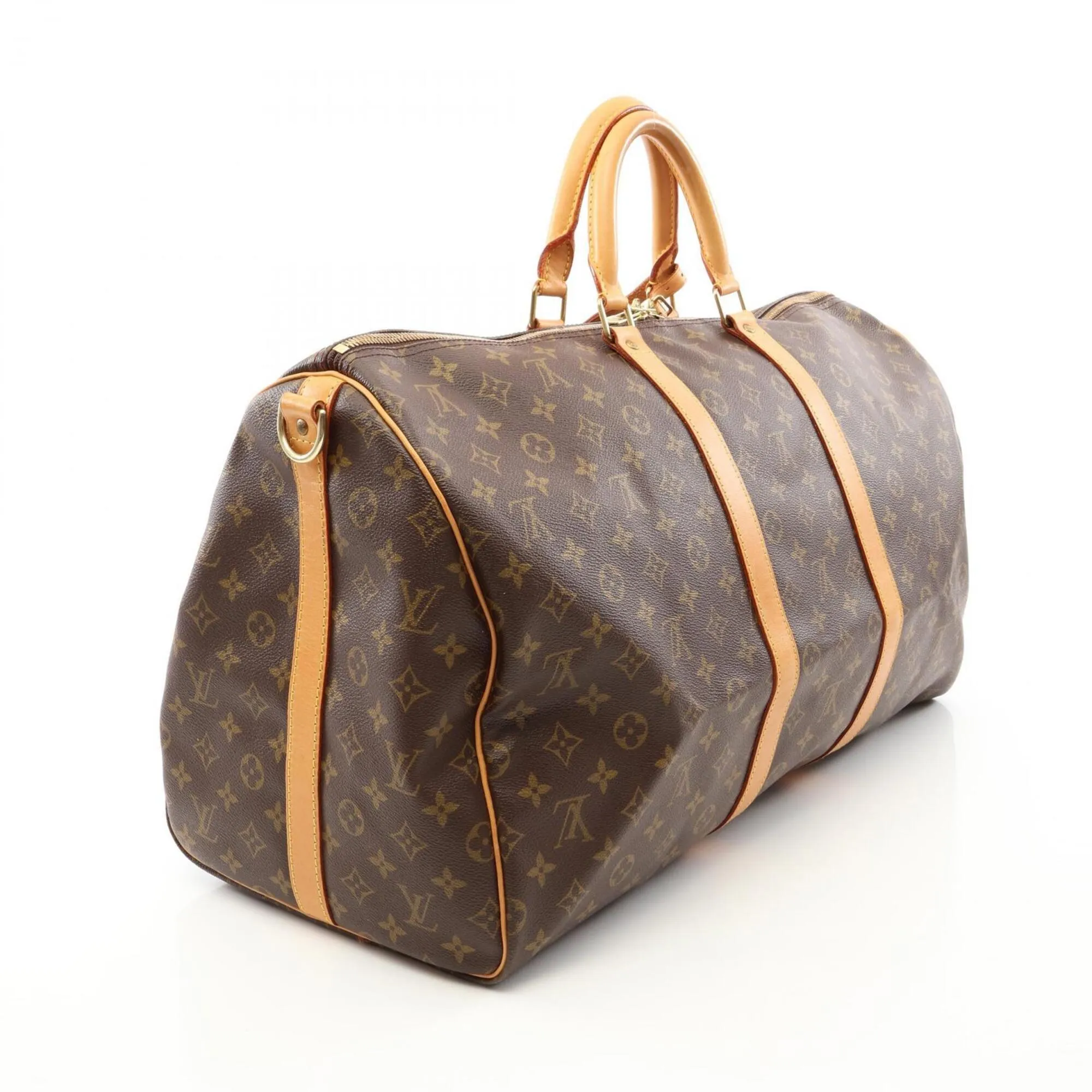 Coated Canvas Leather Boston Bag (Pre-Owned) - Louis Vuitton - Modalova