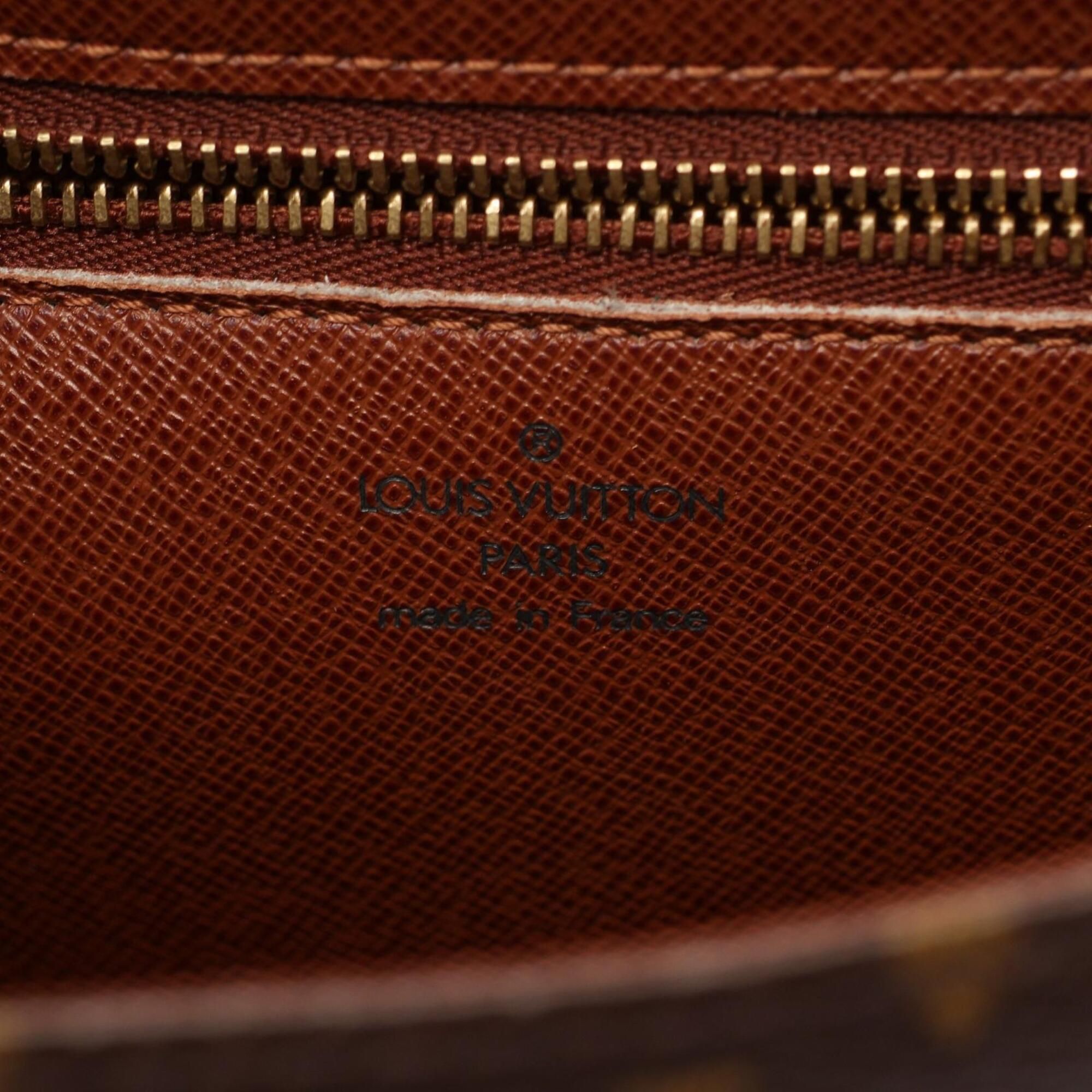Coated Canvas Monogram Leather Handbag Shoulder Bag (Pre-Owned) - Louis Vuitton - Modalova