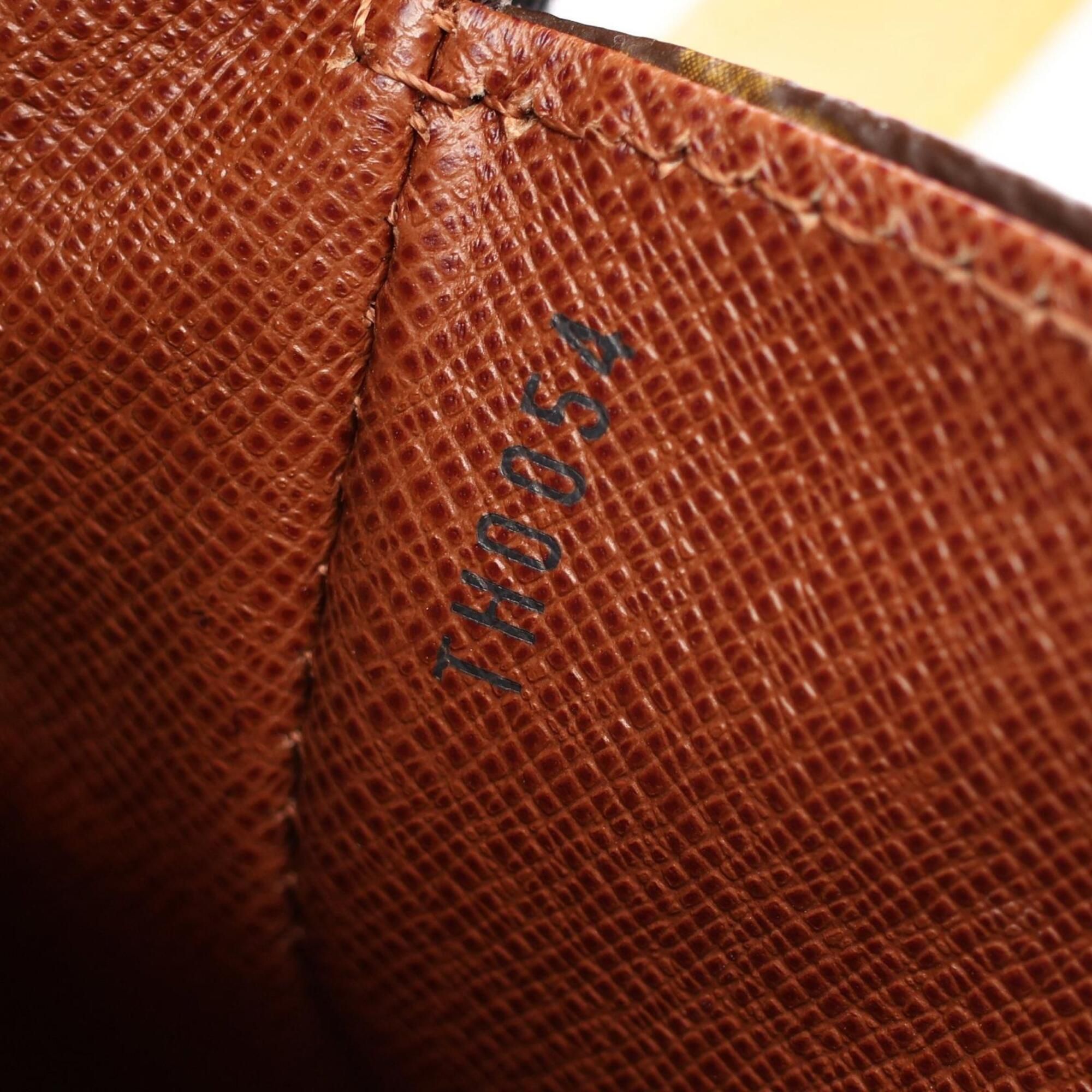 Coated Canvas Monogram Leather Handbag Shoulder Bag (Pre-Owned) - Louis Vuitton - Modalova