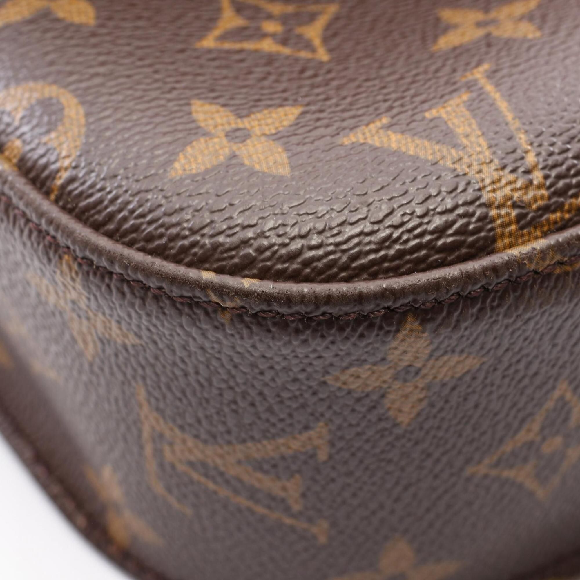 Coated Canvas Monogram Leather Handbag Shoulder Bag (Pre-Owned) - Louis Vuitton - Modalova