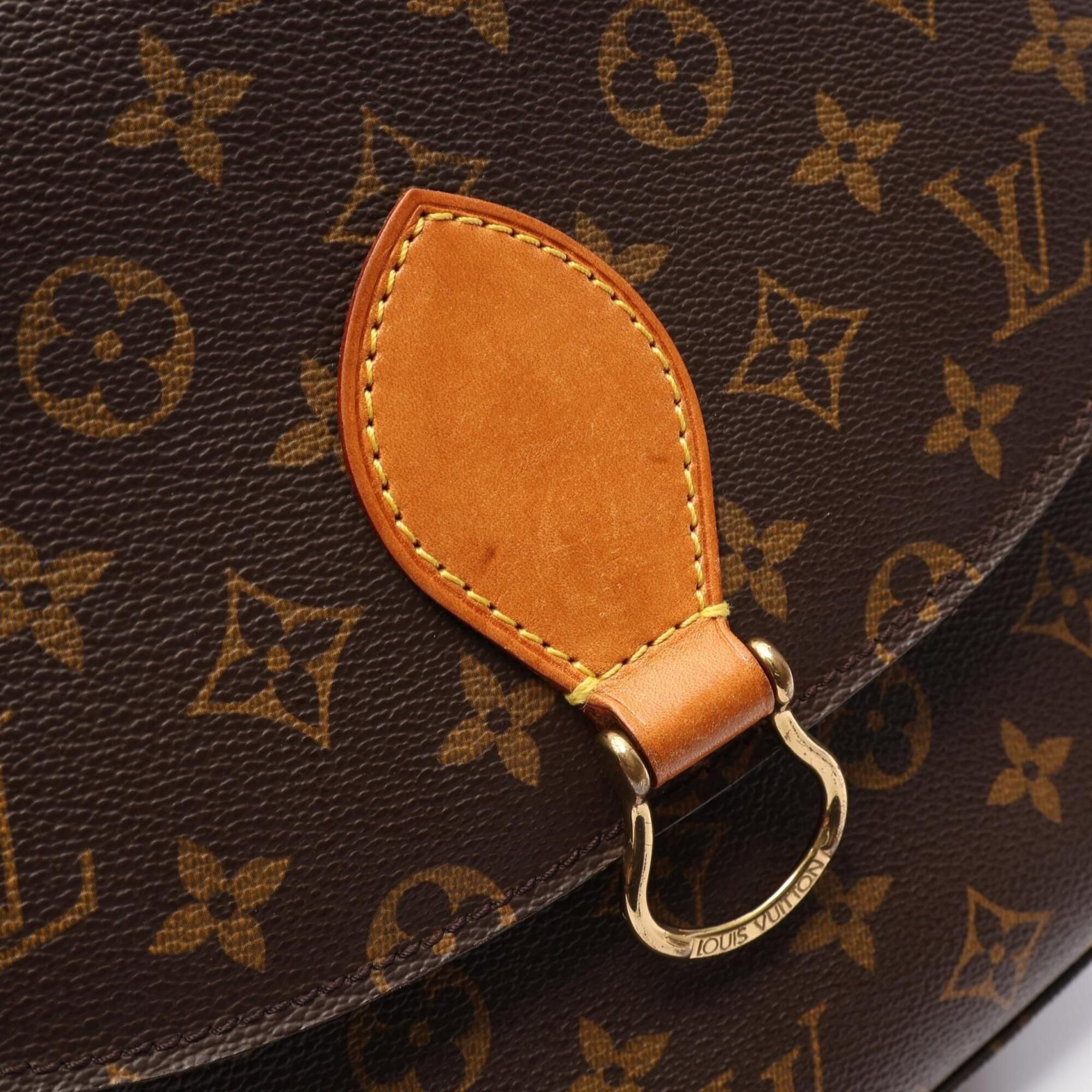 Coated Canvas Monogram Leather Handbag Shoulder Bag (Pre-Owned) - Louis Vuitton - Modalova