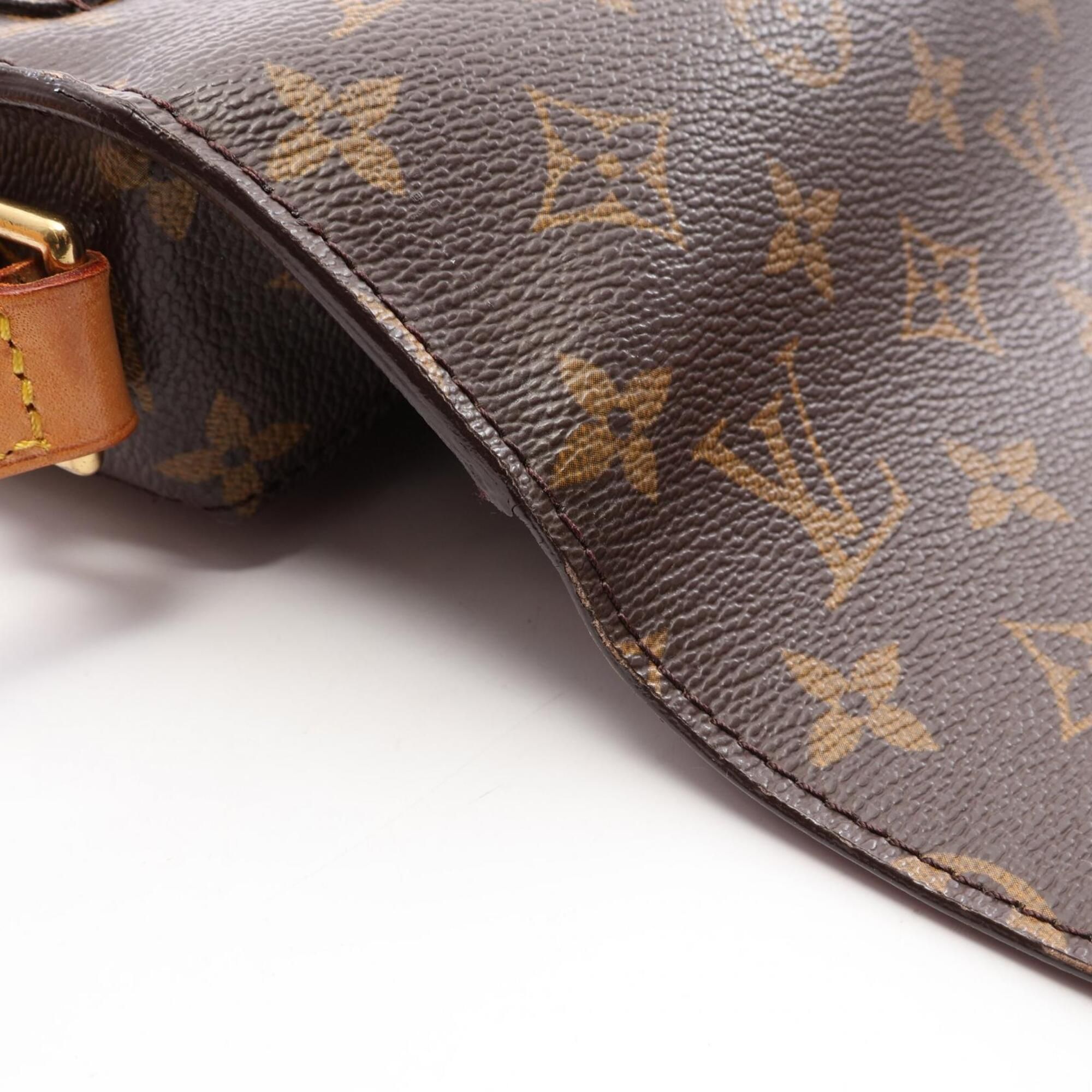 Coated Canvas Monogram Leather Handbag Shoulder Bag (Pre-Owned) - Louis Vuitton - Modalova