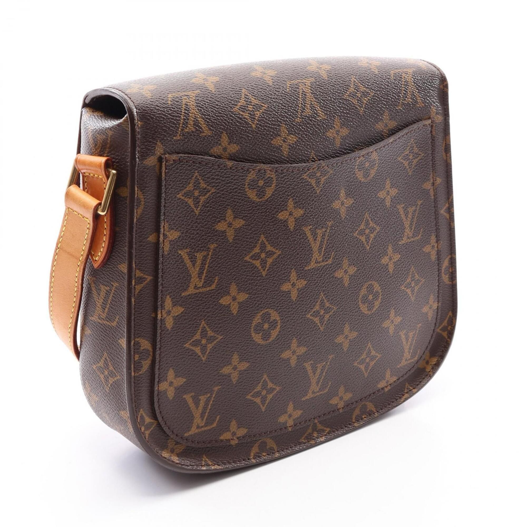Coated Canvas Monogram Leather Handbag Shoulder Bag (Pre-Owned) - Louis Vuitton - Modalova