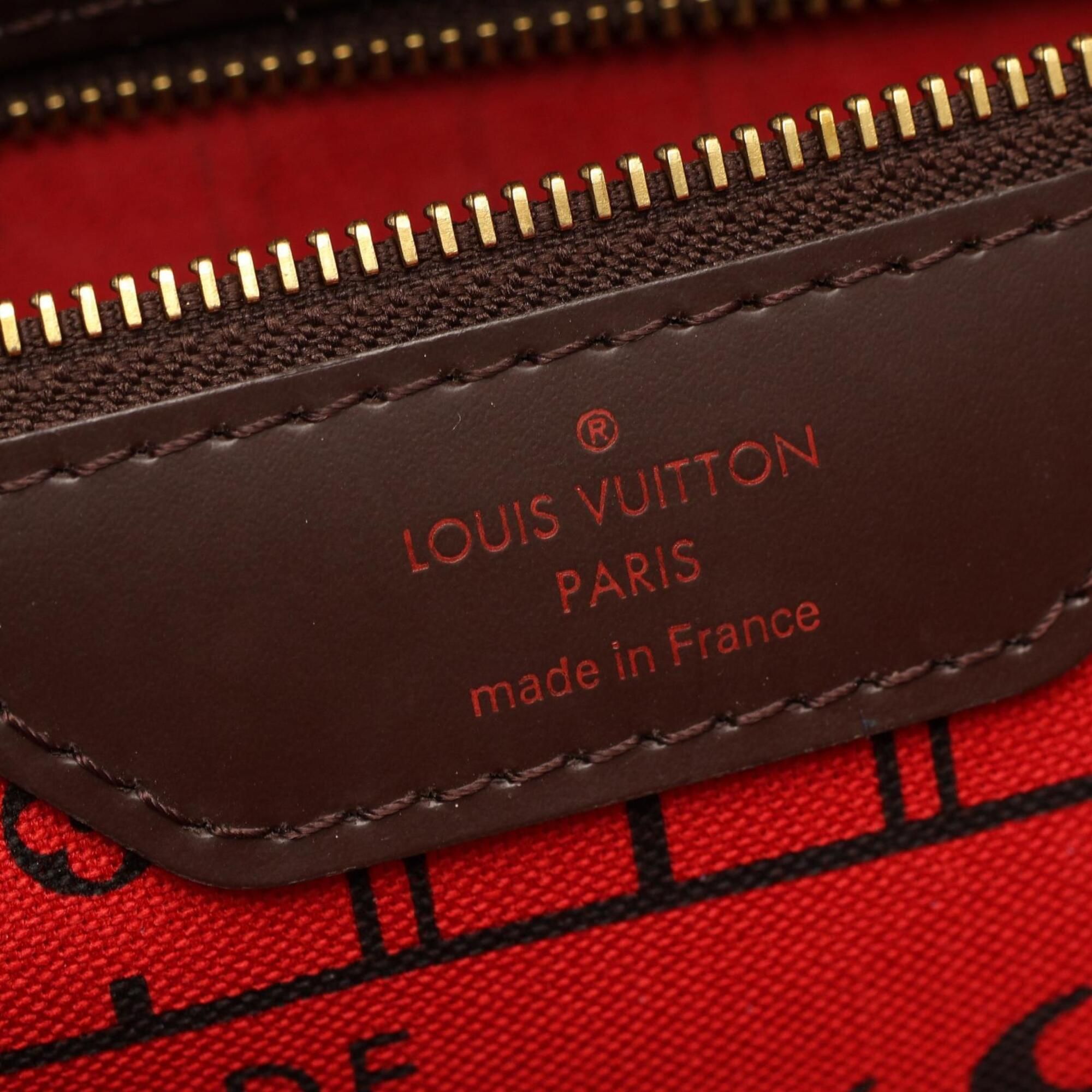 Coated Canvas Pvc Damier Canvas Leather Handbag Tote Bag (Pre-Owned) - Louis Vuitton - Modalova
