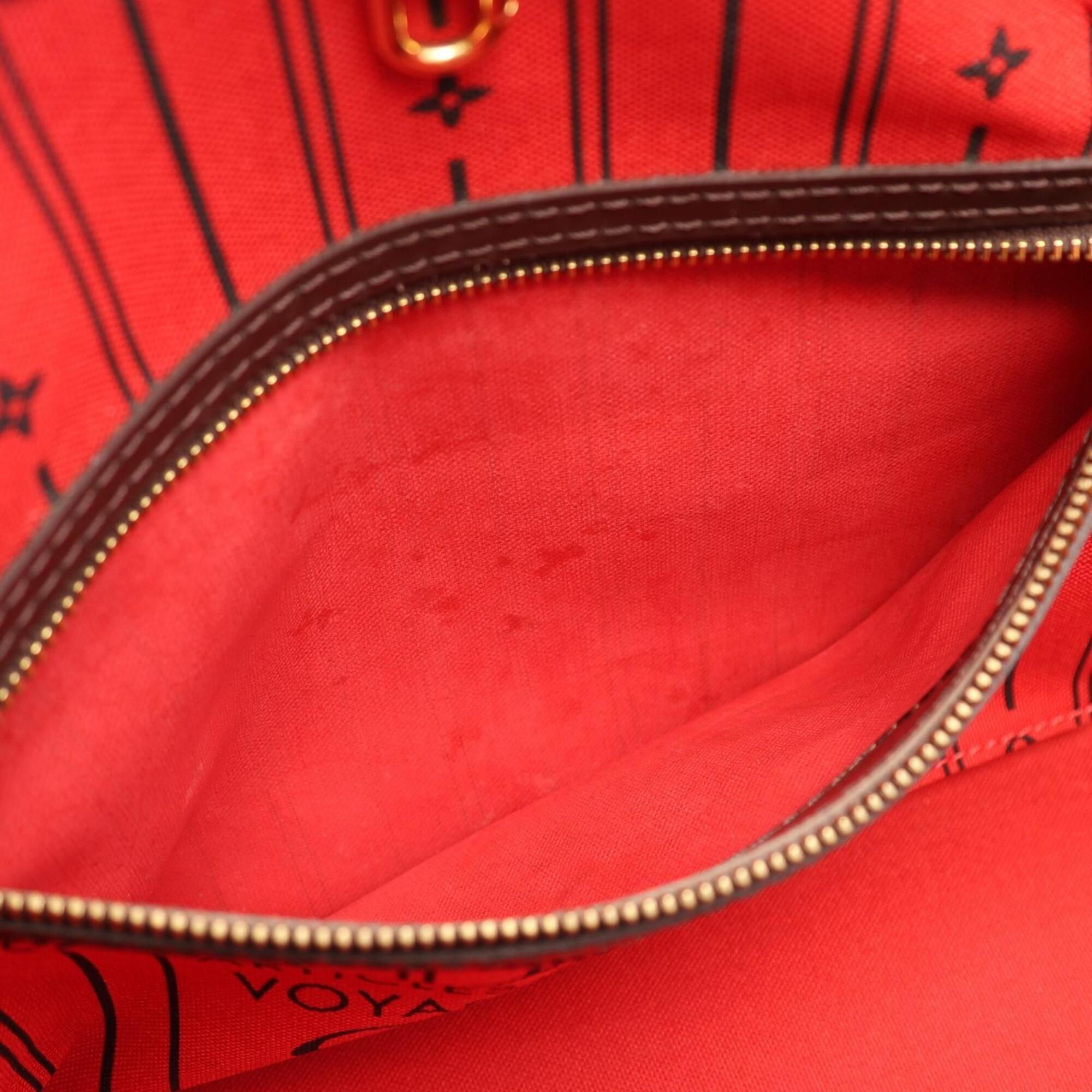 Coated Canvas Pvc Damier Canvas Leather Handbag Tote Bag (Pre-Owned) - Louis Vuitton - Modalova