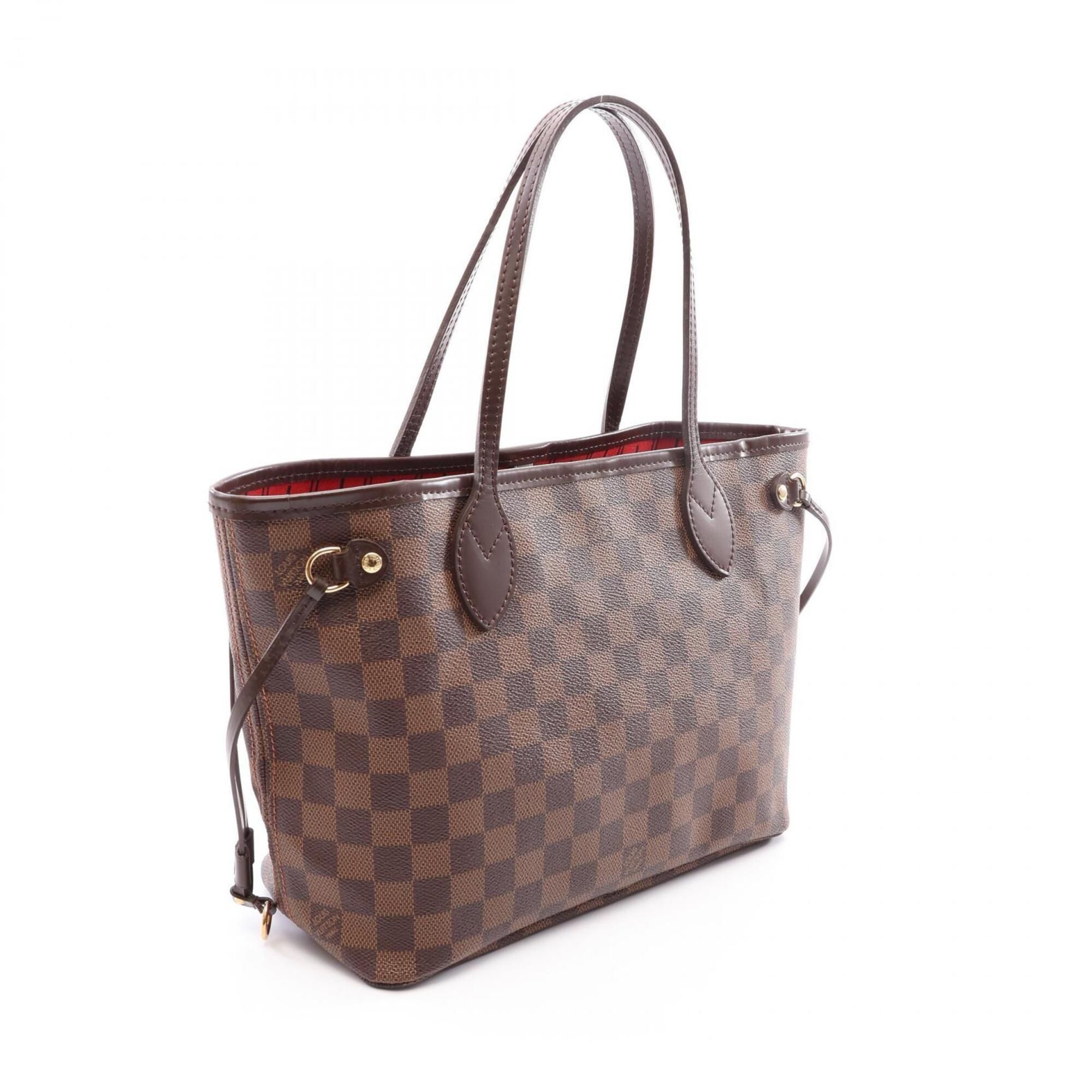 Coated Canvas Pvc Damier Canvas Leather Handbag Tote Bag (Pre-Owned) - Louis Vuitton - Modalova