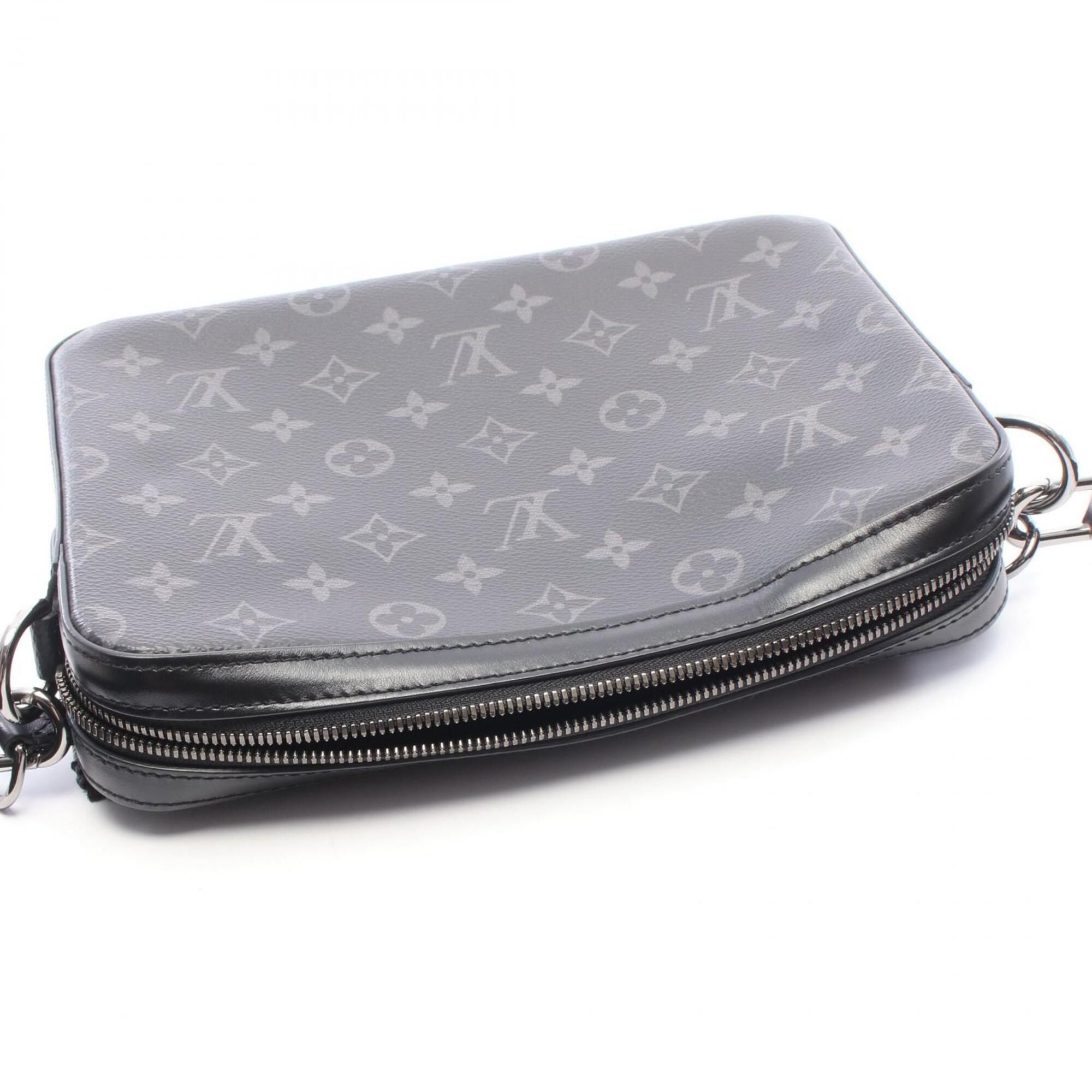 Coated Canvas Pvc Monogram Eclipse Leather Handbag Shoulder Bag (Pre-Owned) - Louis Vuitton - Modalova